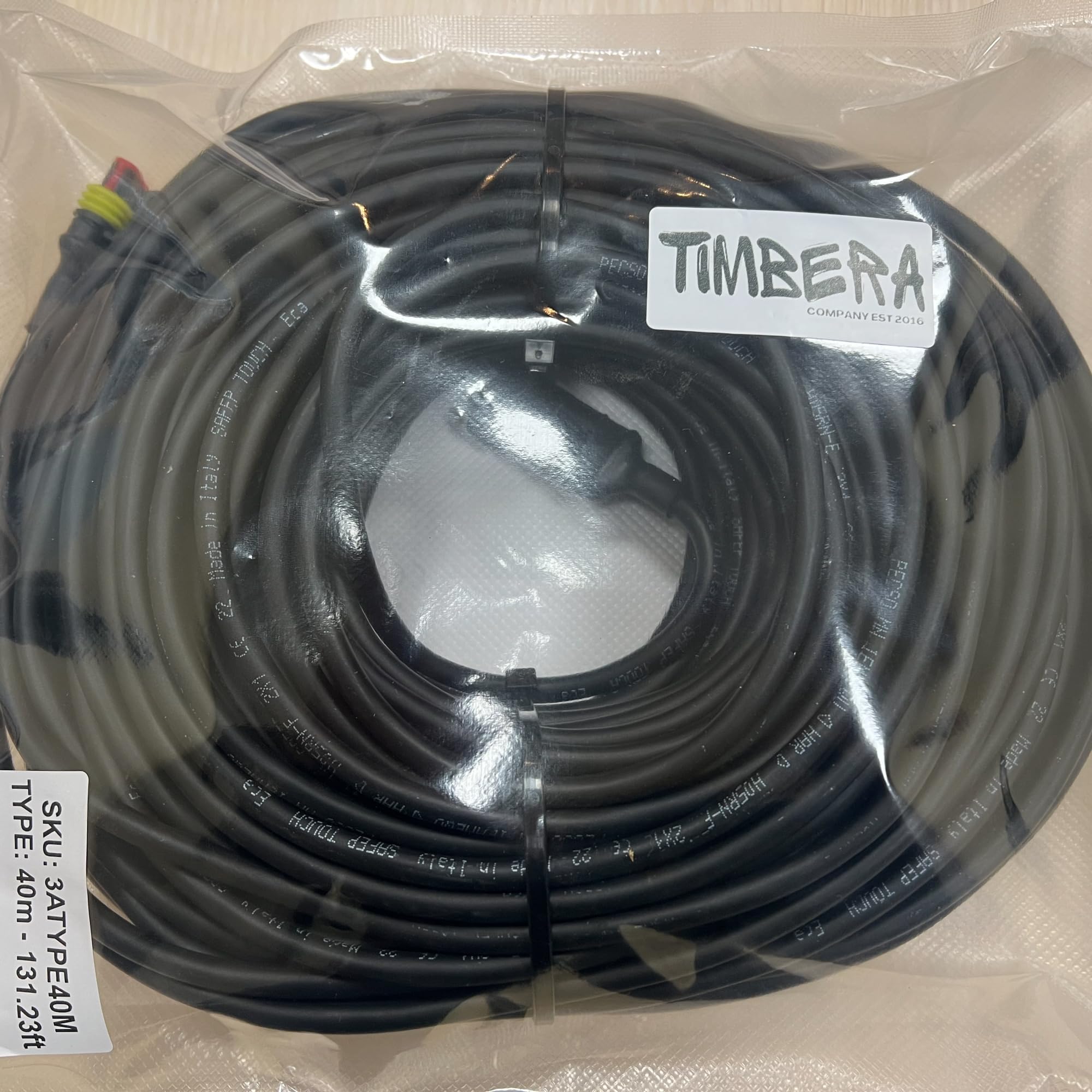 40m Heavy-Duty Robot Mower Extension Cable - Compatible with Gardena SILENO - Weatherproof Charging Cord for Power Adapter & Station - Perfect for Large Yards & Automated Lawn Care Systems