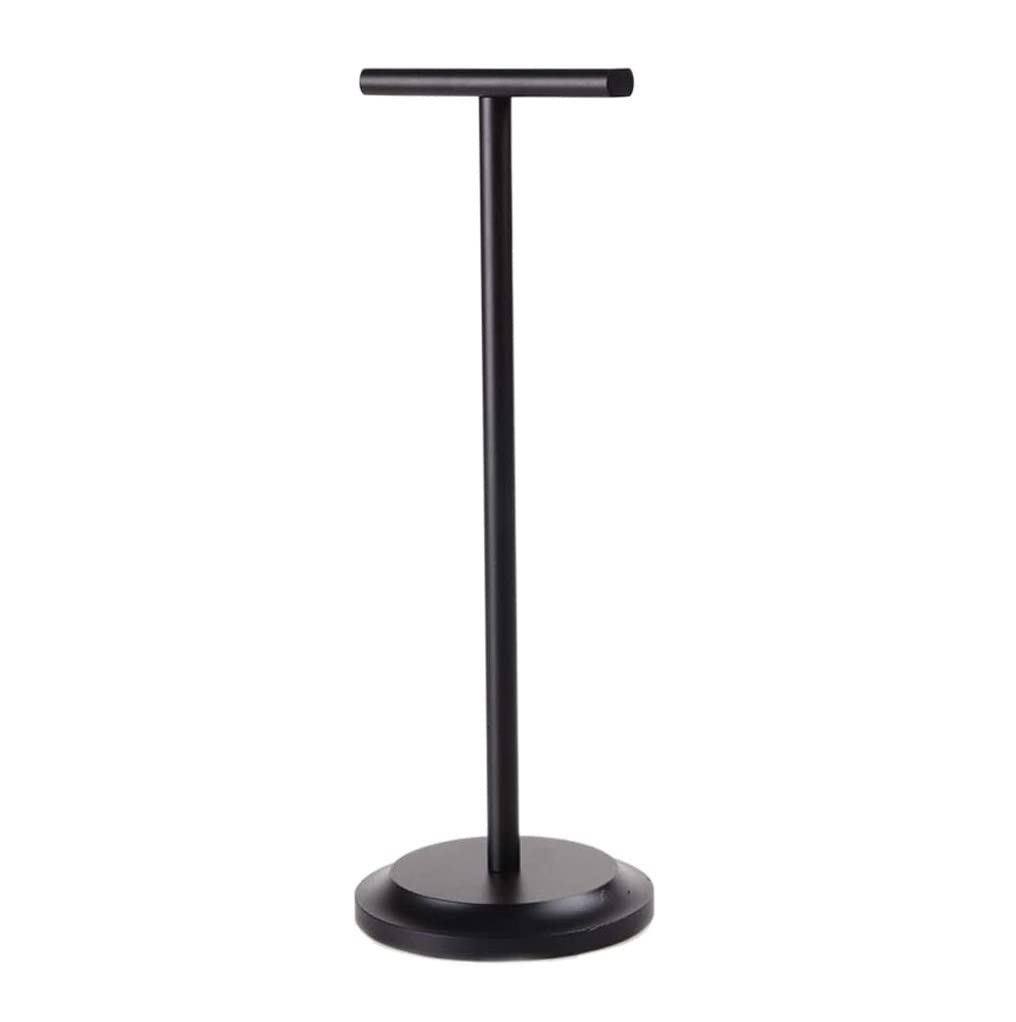 Premium Aluminum Alloy Headphone Stand - Universal Gaming Headset Holder & Earphone Display Rack for Desk (Black) | Perfect for Gaming Setups, Home Office & Streamer Stations