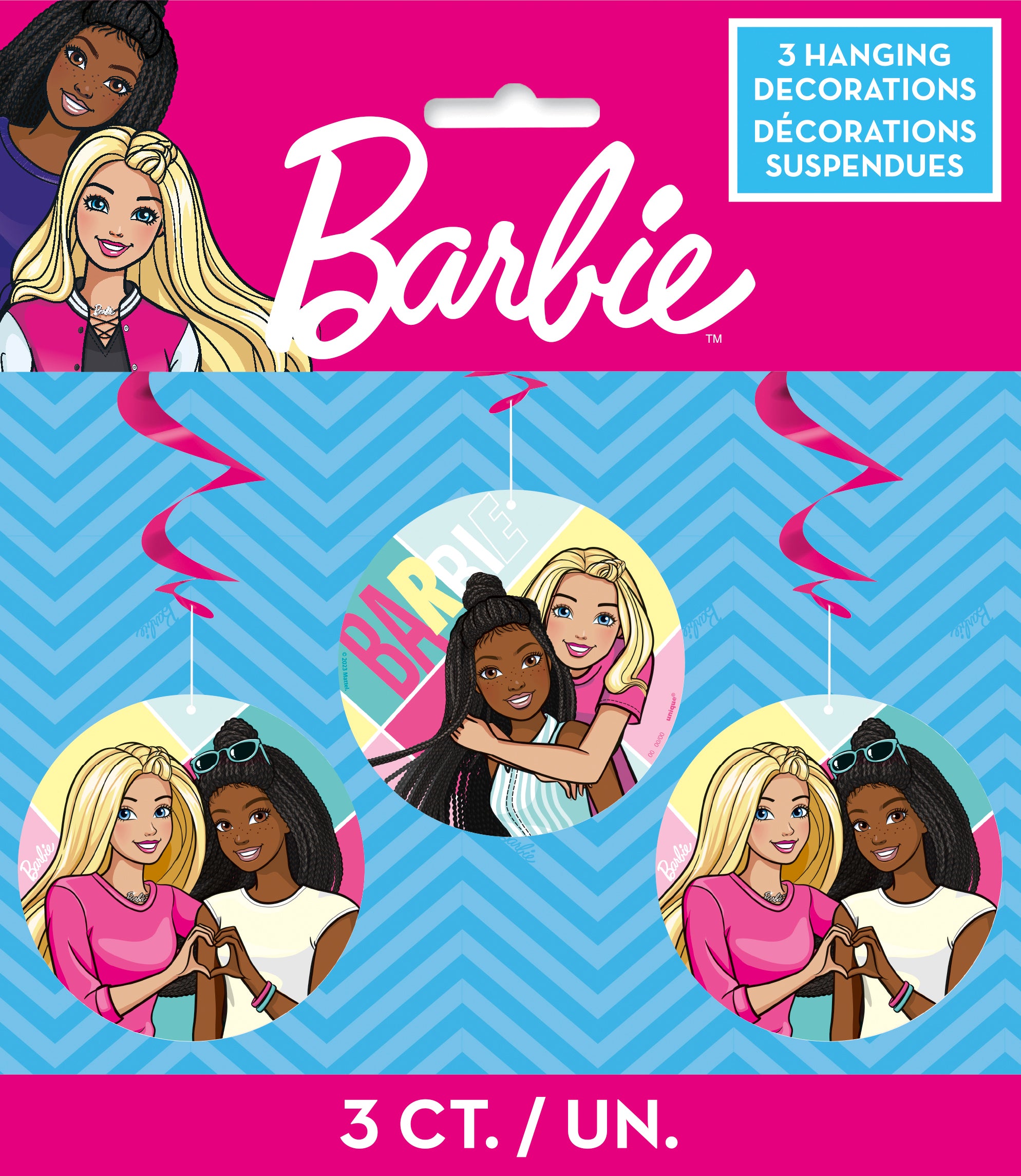 Barbie Hang Swirl 26 - 3 Piece Set for Doll Play & Display | Perfect for Kids' Room Decor & Collectible Doll Accessories