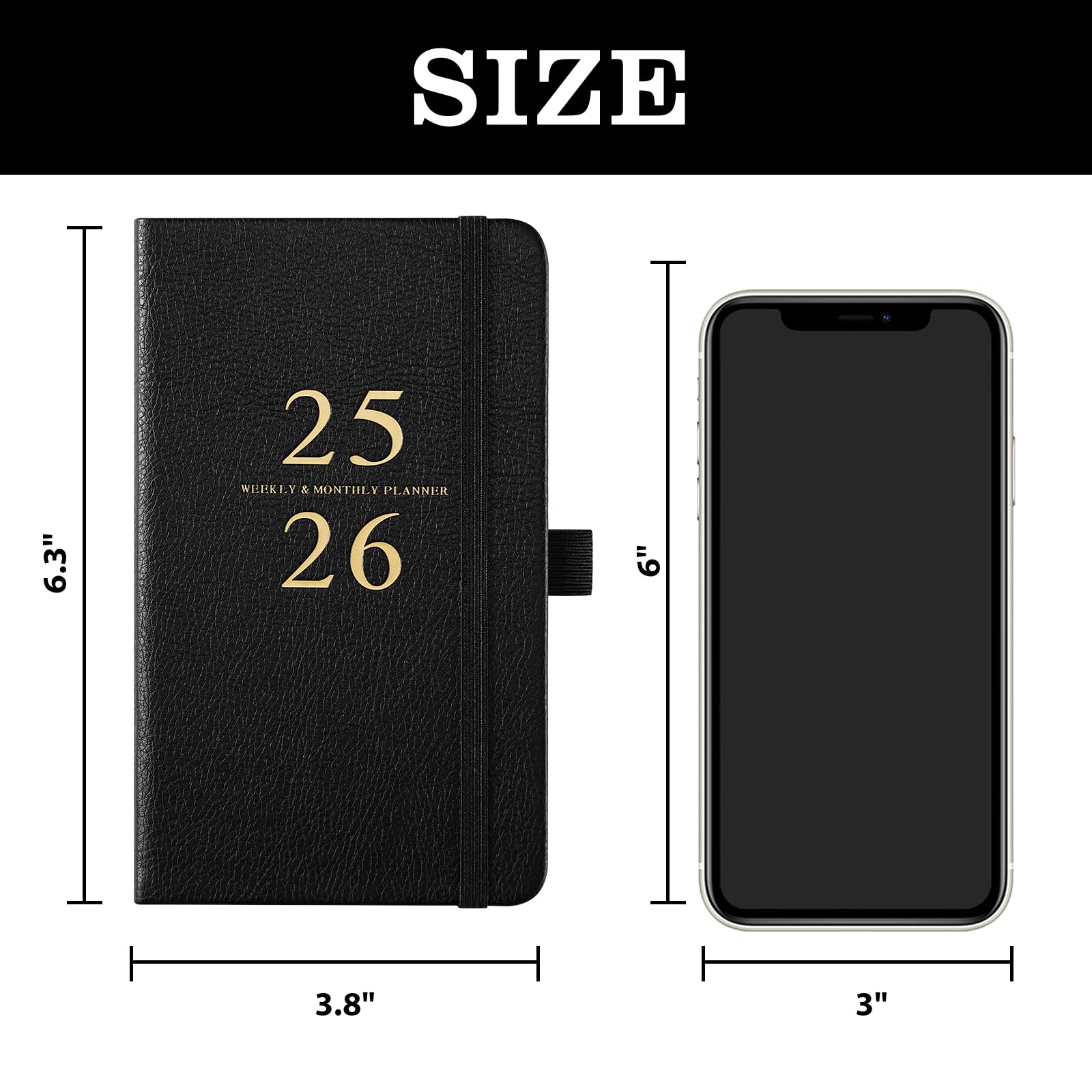 2025-2026 Academic Pocket Planner - July 2025 to June 2026 | 6.3