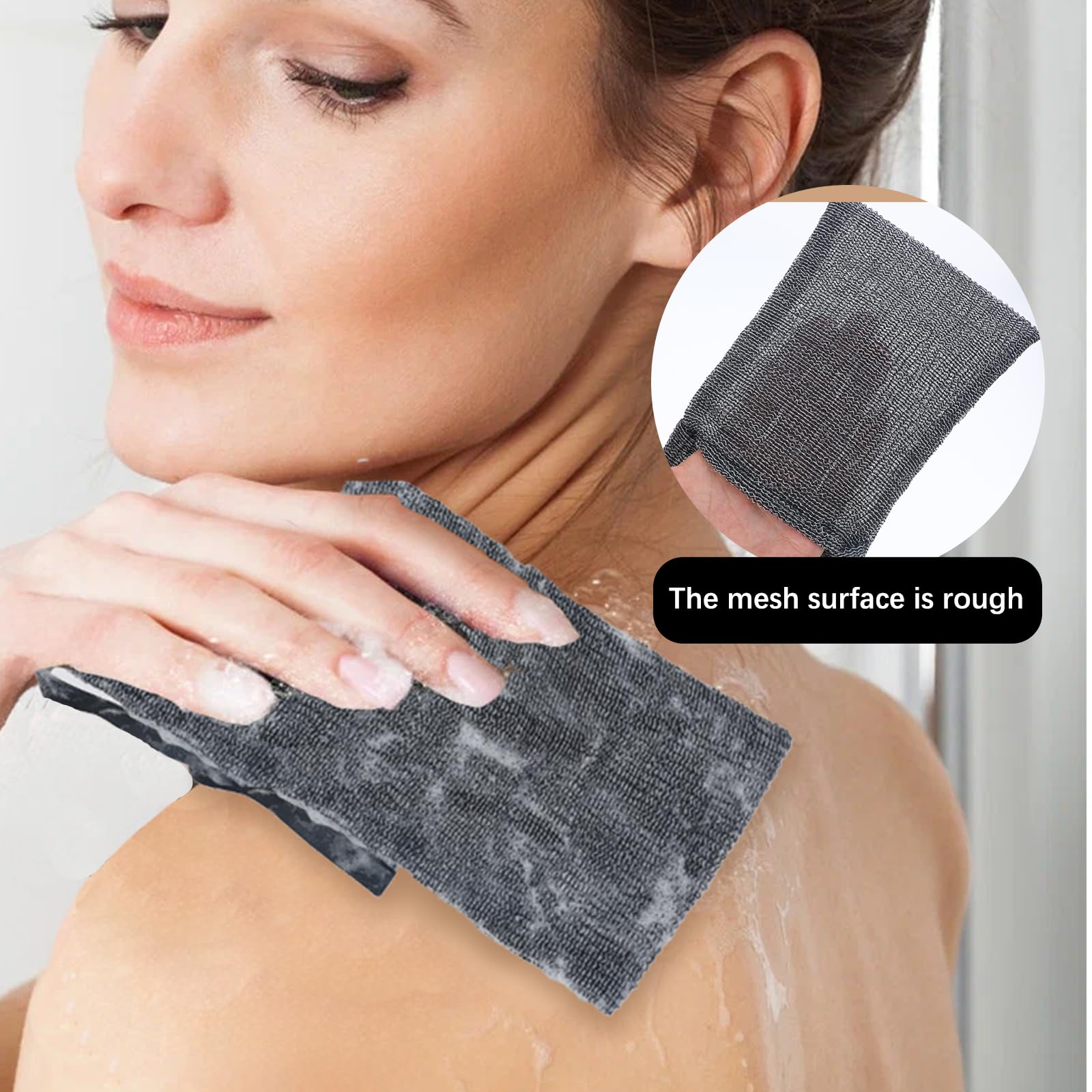 3PCS Exfoliating Soap Saver Bags - Nylon Mesh Soap Pouch with Lathering Pocket, Drying Soap Holder & Body Scrubber for Bath & Shower - Perfect for Travel, Gym & Eco-Friendly Home Use