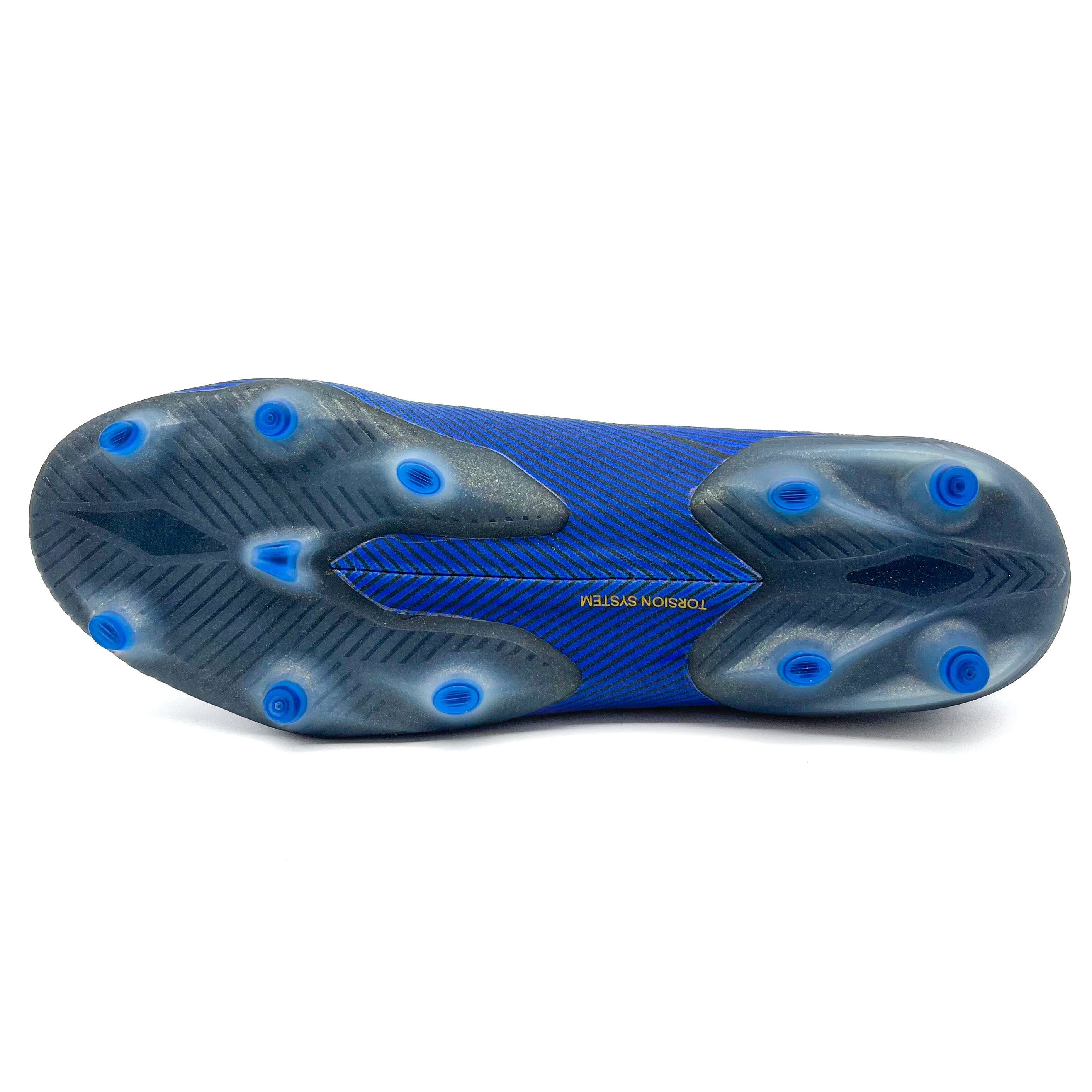 Adidas Nemeziz 19.1 Firm Ground Soccer Cleats - Football Blue | Lightweight & Flexible for Competitive Matches | Perfect for Turf & Outdoor Play
