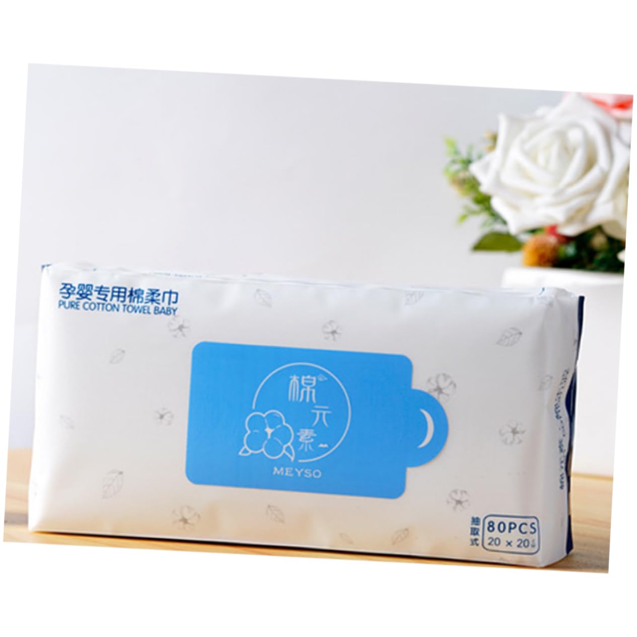 80pcs White Face Cleansing Cloths - Pure Cotton Pearl Pattern Disposable Facial Towels for Travel & Daily Use | Gentle Makeup Remover Wipes, Portable Skincare Essentials for On-the-Go Beauty Routine