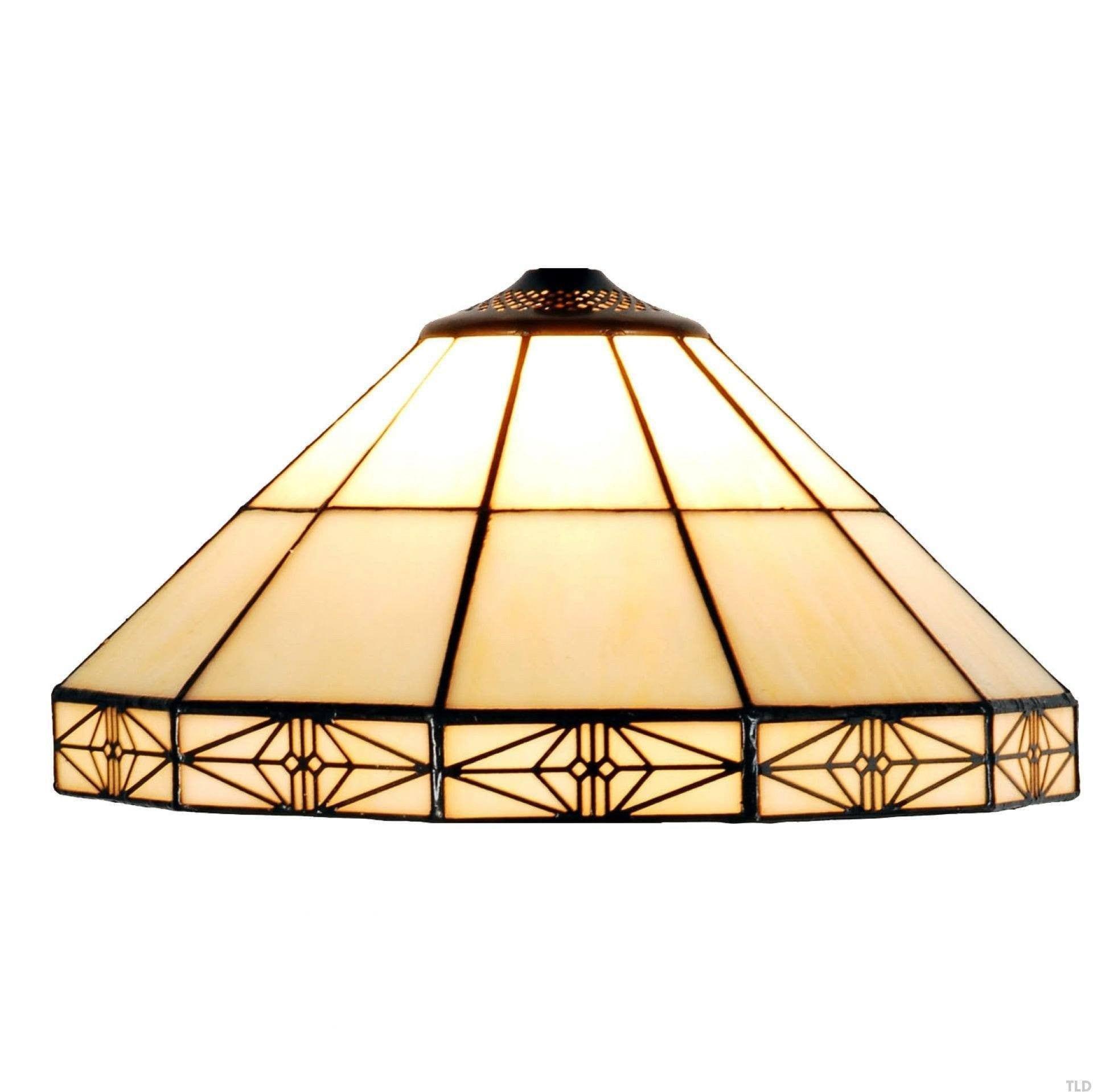 Dorchester Medium Tiffany Lamp Shade Only - Elegant Stained Glass Lighting for Home & Office Decor
