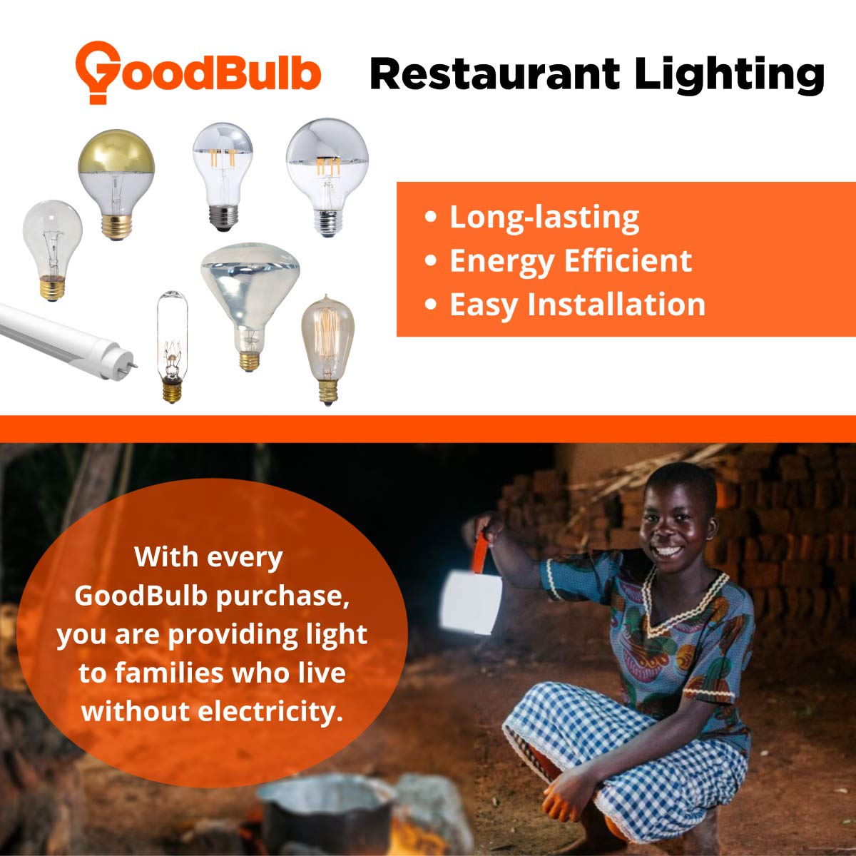 GoodBulb 15-Watt Frosted G25 LED Light Bulbs - E26 Medium Base - 2700K Warm White - 820 Lumens - Pack of 10 - Energy Saving Restaurant Lighting for Cafes, Diners & Home Decor