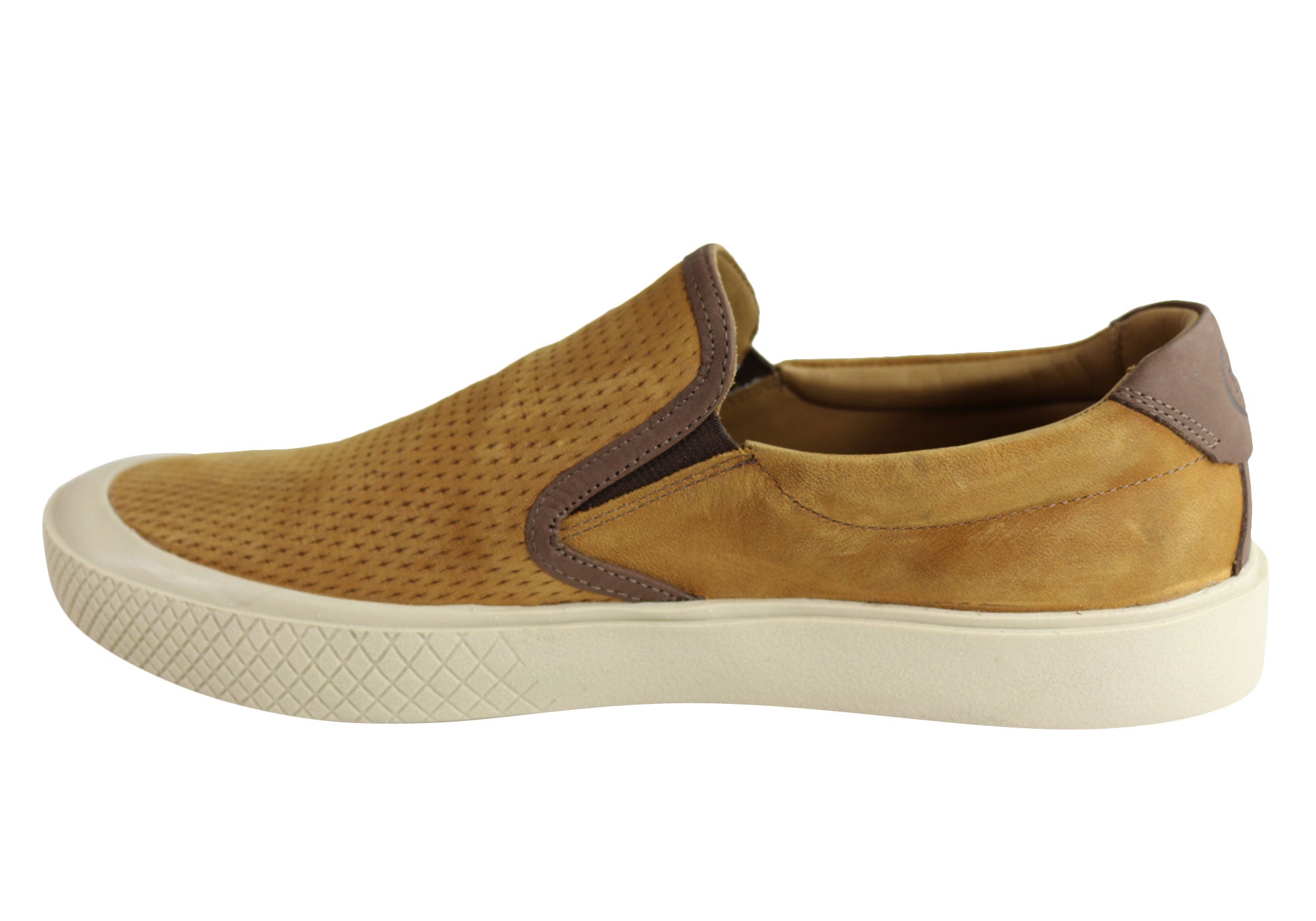 Ferricelli Justin Men's Leather Casual Shoes with Cushioning - Handmade in Brazil - Perfect for Work, Travel & Everyday Comfort