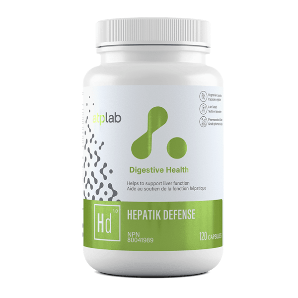 ATP Lab Hepatik Defense - 120 Capsules for Liver Support & Detox | Boosts Energy & Digestion | Ideal for Fitness Enthusiasts & Health-Conscious Adults