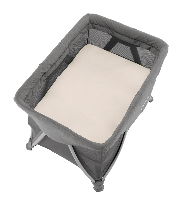 Nuna Sena Aire 2022/2023 Lightweight Travel Crib with Removable Bassinet - Perfect for Baby Sleep, Travel & Home Use