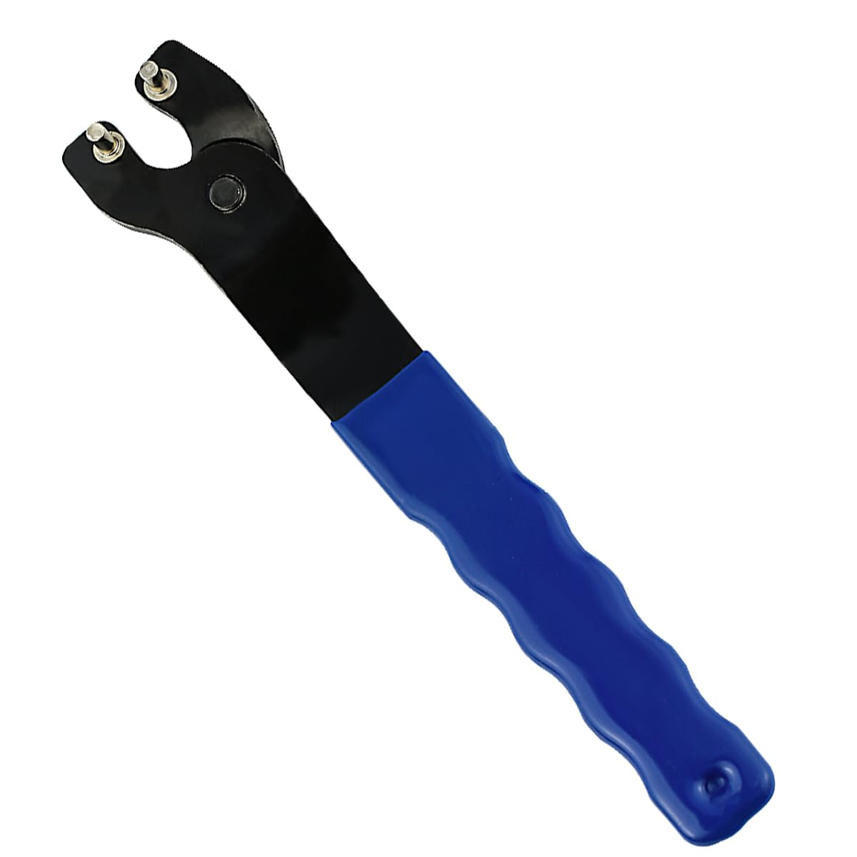 1 Pcs Blue Universal Lock-nut Grinder Wrench - Adjustable Angle Grinder Spanner Tool for 1-4 CM Grinders - Perfect for Metalworking, Woodworking & DIY Projects