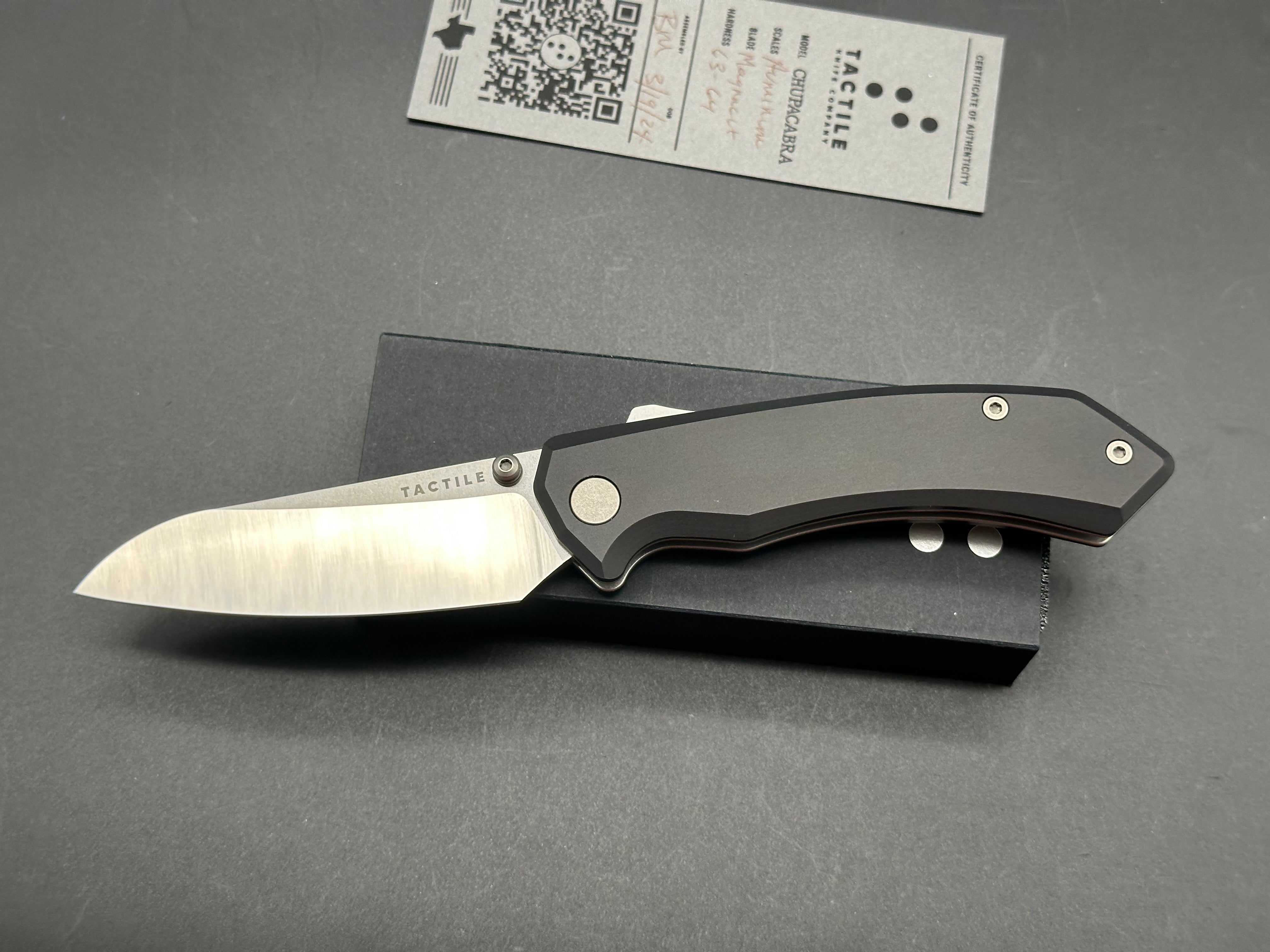 Premium Tactical Knife - Chupacabra Superlock Folding Knife with Satin Finish MagnaCut Blade | Outdoor Survival, Camping, Hunting & EDC Gear