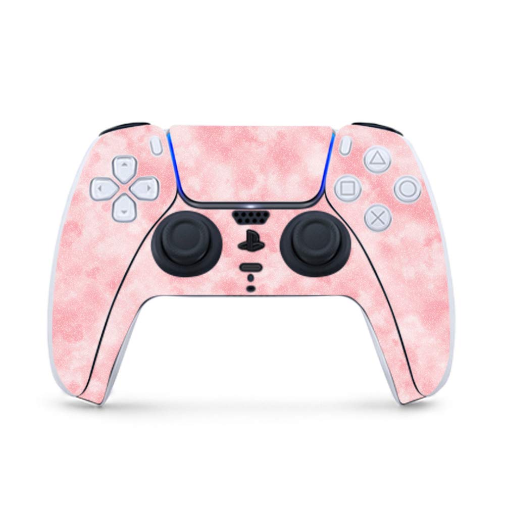 MightySkins Glossy Glitter Gaming Skin for PS5 Controller - Cotton Cloud | Durable High-Gloss Finish | Easy to Apply & Remove | Made in USA | Perfect for Gaming, Streaming & Customizing Your Playstation 5 Controller