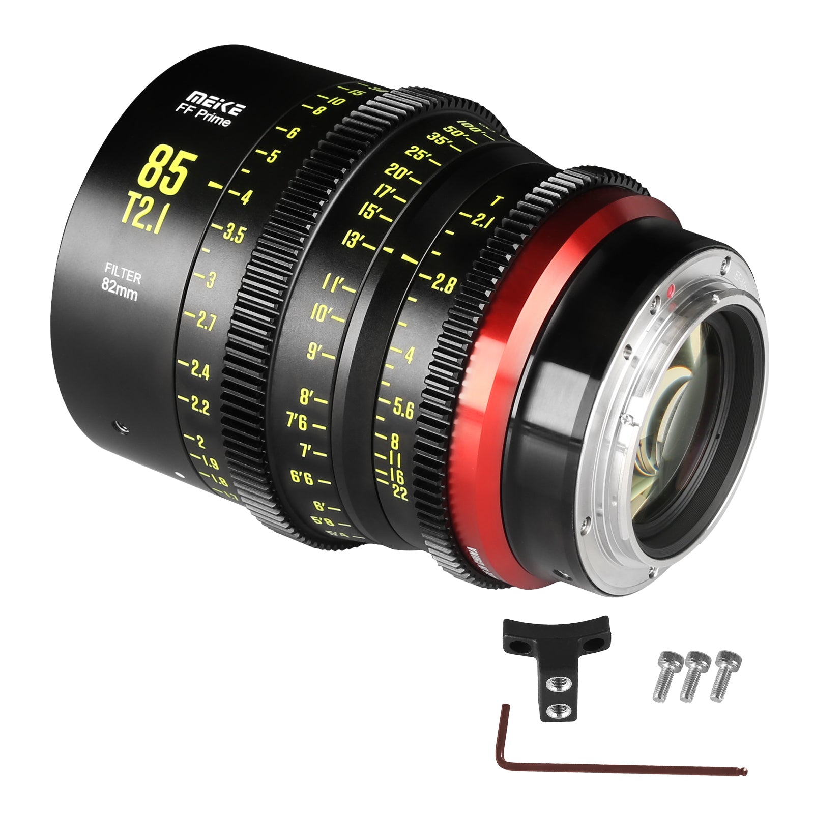 Meike 85mm T2.1 Full Frame Cinema Prime Lens for Sony E Mount - Perfect for Portrait, Wedding & Filmmaking Photography