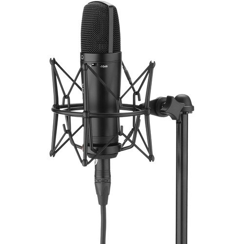 Auray SHM-SCM1 Shock Mount for Large Diaphragm Condenser Mics - Professional Studio Microphone Suspension for Vocal Recording & Podcasting