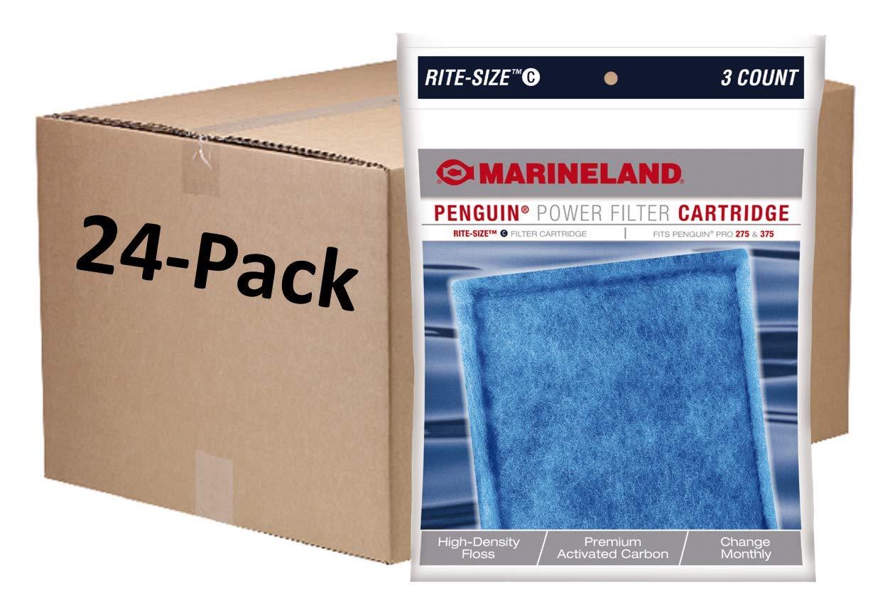 MarineLand Penguin Power Filter Rite-Size Cartridge - High Performance Aquarium Filter for Freshwater & Saltwater Fish Tanks - Perfect for Home, Office, or Pet Store Use