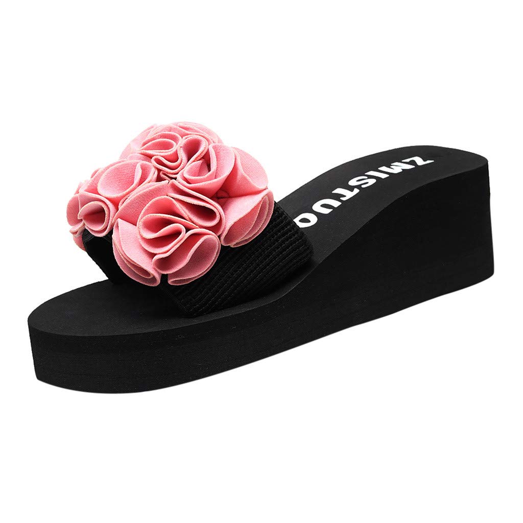 Women's Non-Slip Flip Flops - Comfortable Wide Width Size 12 Beach Sandals for Summer - Perfect for Poolside, Vacation & Casual Wear