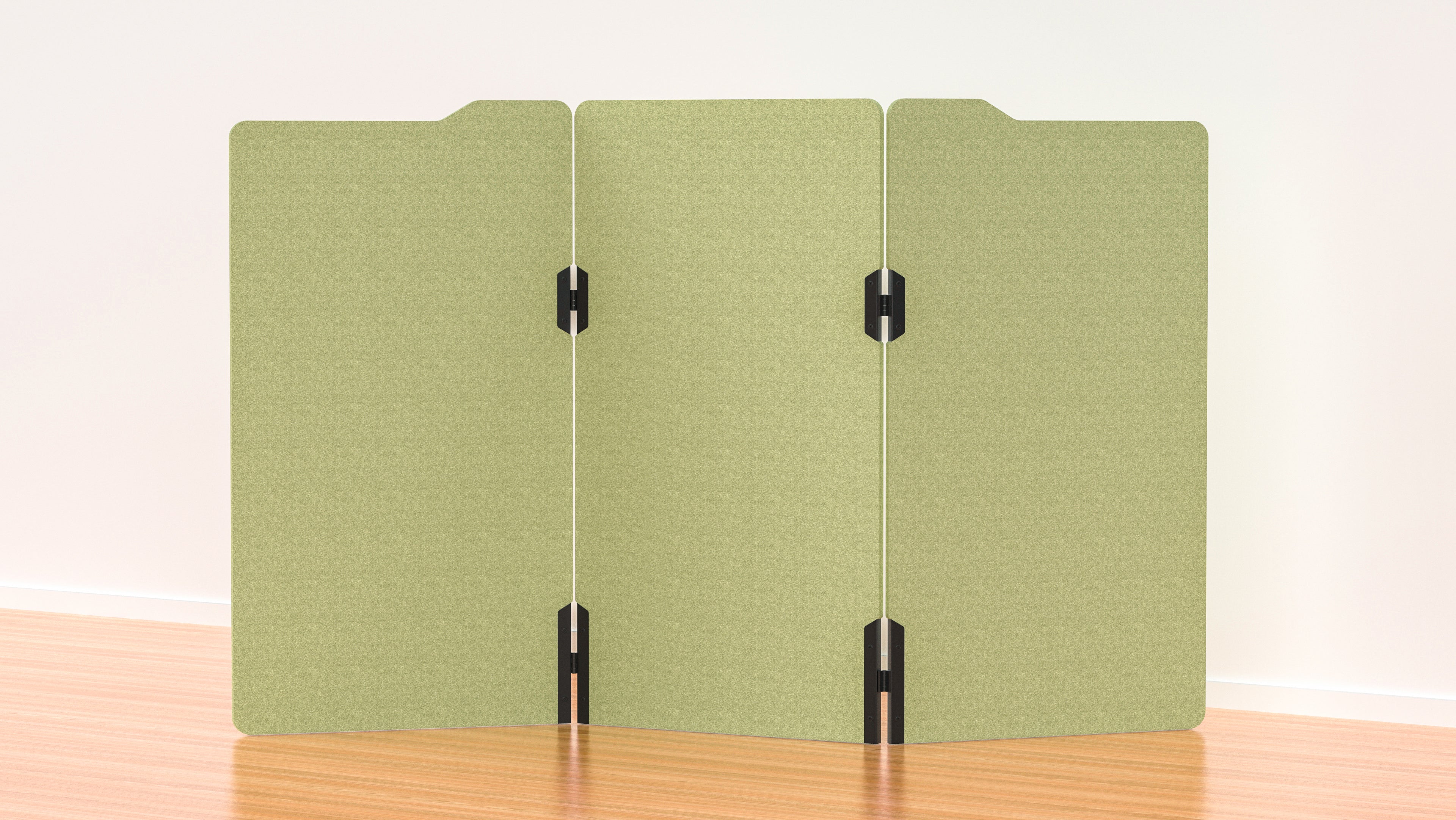 Acoustic Freestanding Partition Milford 1000x1800mm (3 Panels) 4 Feet - Soundproof Room Divider for Office, Home & Studio Privacy