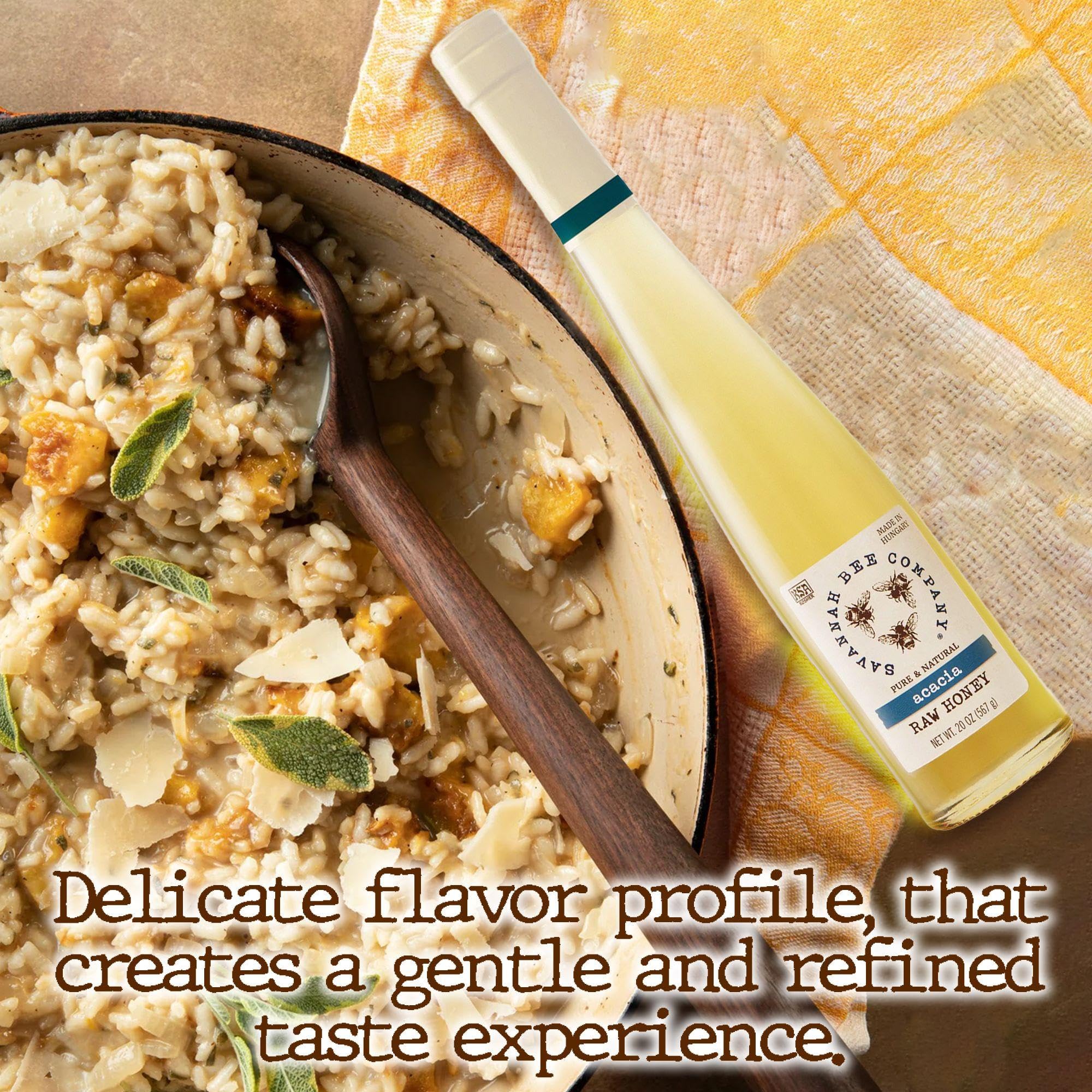 Savannah Bee Company Pure Raw Honey - 100% Natural, Unfiltered & Unprocessed | Perfect for Tea, Baking & Healthy Recipes