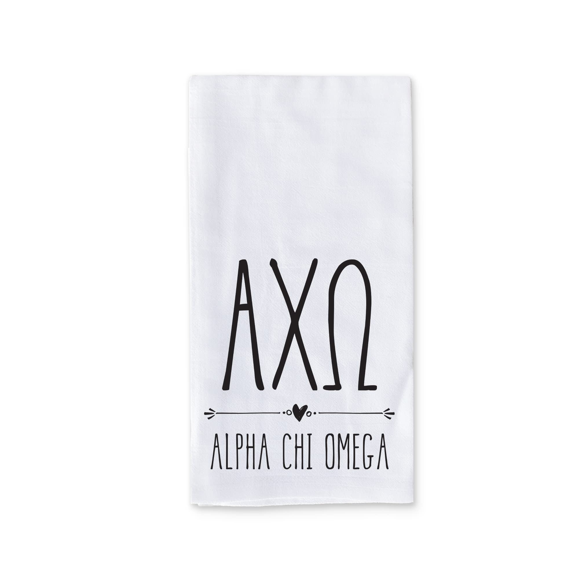 Alpha Chi Omega Kitchen Towels - Sorority Dish & Tea Towels for Kitchen Decor & Gifts