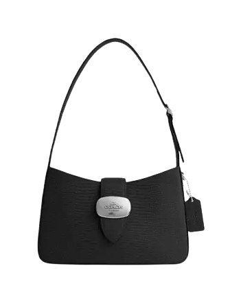 Coach Eliza Shoulder Bag for Women - Genuine Leather Crossbody Purse with Adjustable Strap, Perfect for Work, Travel & Everyday Use
