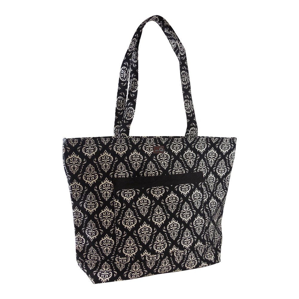 Della Q Willa Shoulder Yarn Bag 424-1 Columbia - Stylish Knitting Bag for Crochet & Craft Projects, Perfect for Knitters & Yarn Enthusiasts