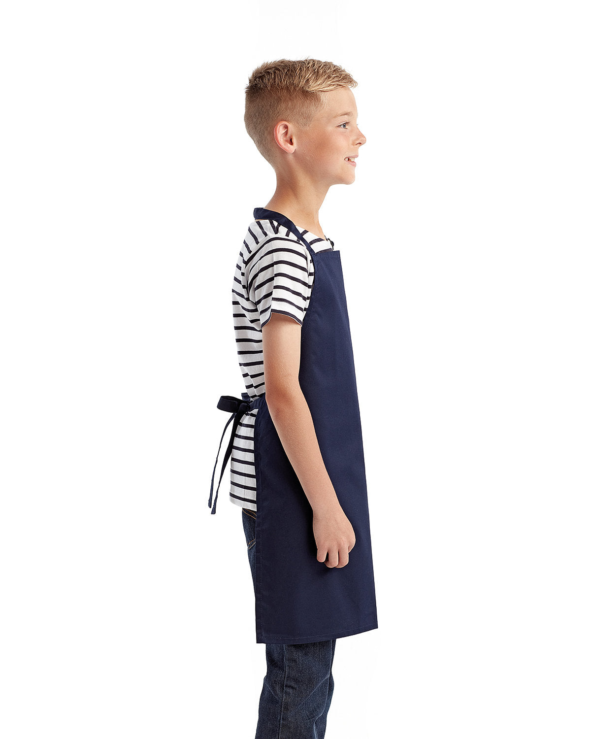 Reprime RP149 Youth Recycled Apron - Eco-Friendly Kitchen Apron for Kids, Cooking, Baking & Arts & Crafts - Perfect for Young Chefs & DIY Projects