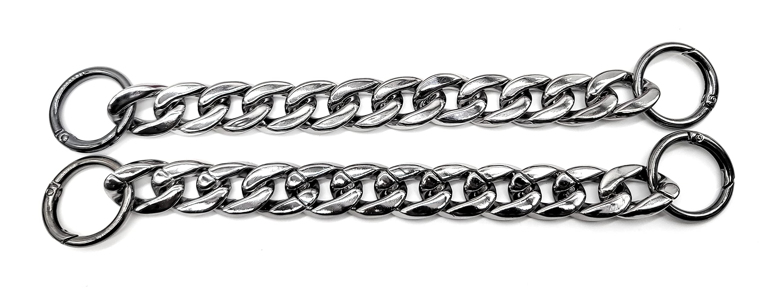 Snappy Big Link Gun Color Chain for Crocs Shoes - Stylish & Durable Shoe Accessory for Men & Women - Perfect for Casual Wear, Outdoor Activities & Fashion Statement