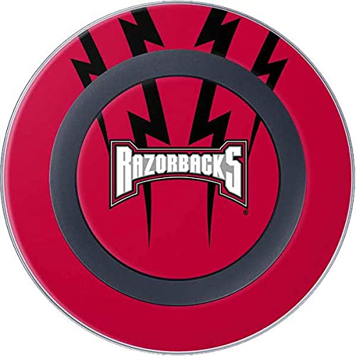 Officially Licensed Arkansas Razorbacks Decal Skin for Samsung Wireless Charger - Durable Protective Cover with Anti-Slip Design - Perfect for Home, Office & Dorm Room Decor