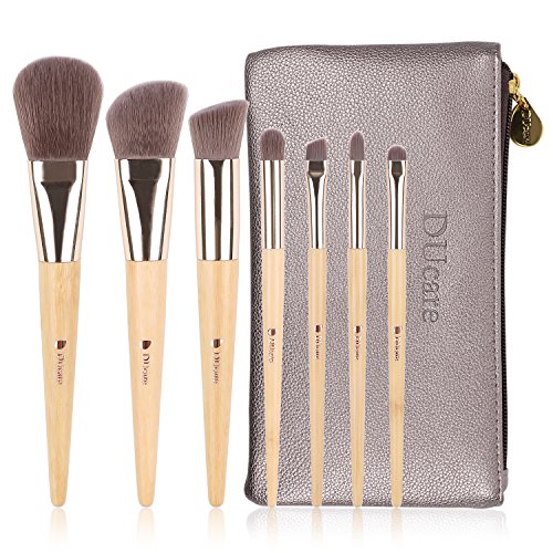 7Pcs makeup brushes with case