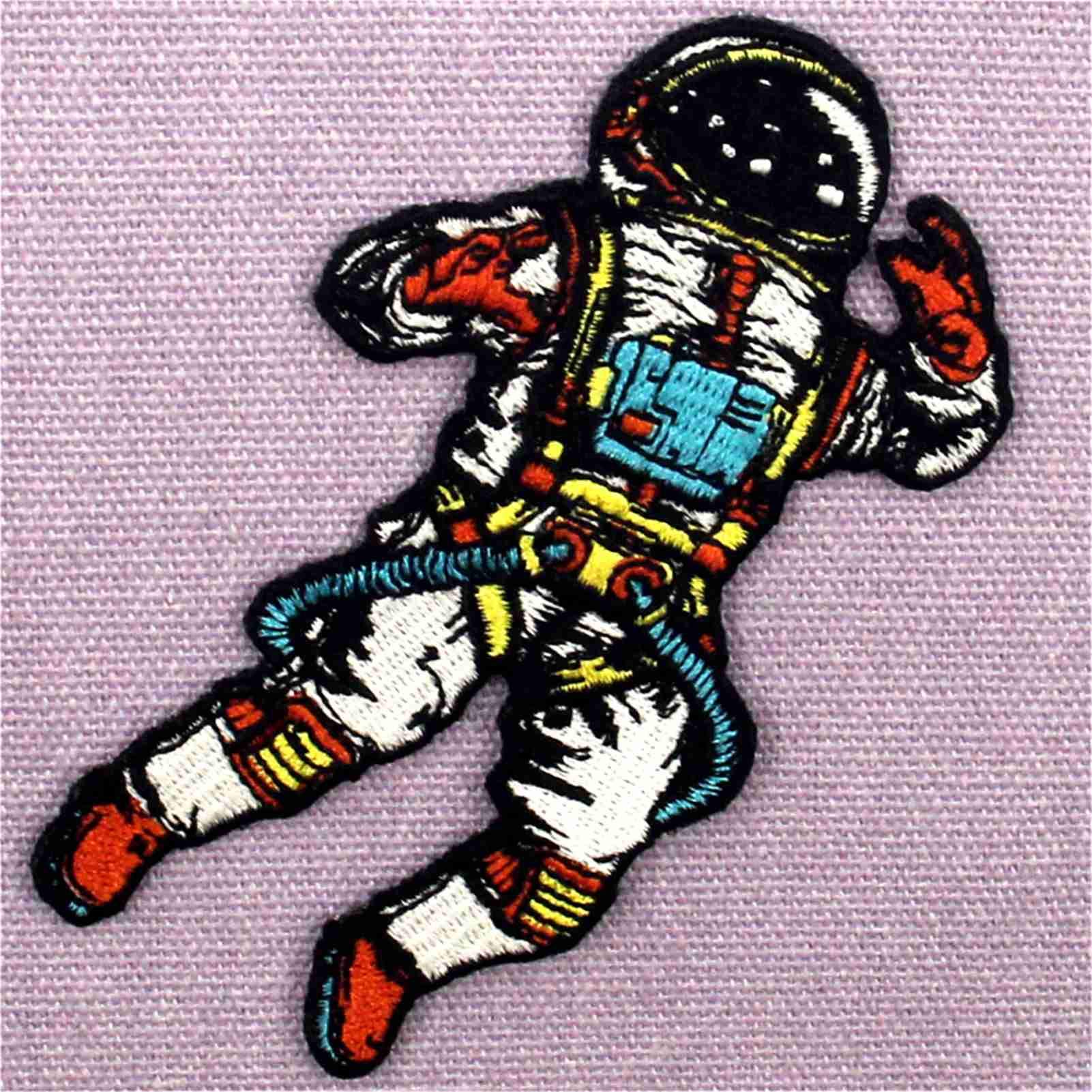 Space Man The Lost Spaceman Patch - Embroidered Iron On & Sew On Applique Emblem for Jackets, Hats & Backpacks - DIY Costume & Cosplay Accessories