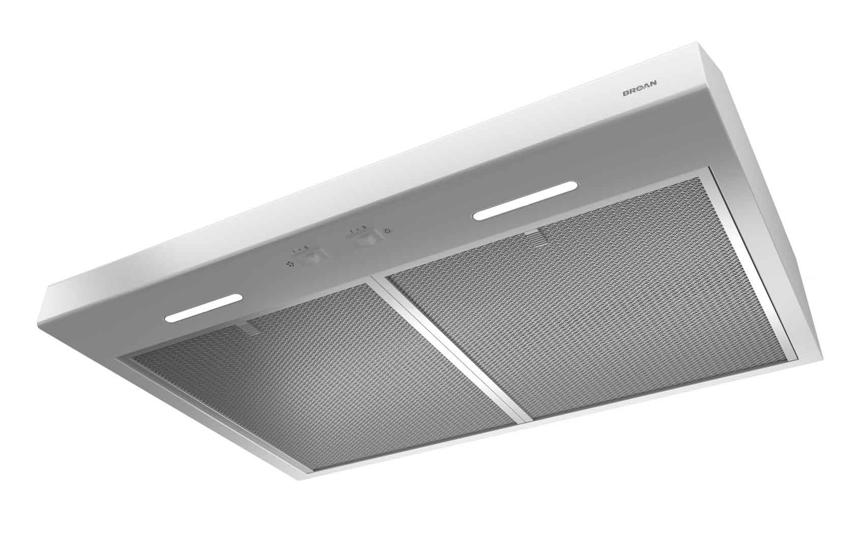 Broan White 30-Inch 300 CFM Under Cabinet Range Hood - BCSEK130WW | Powerful Kitchen Ventilation for Smoke & Odor Removal | Perfect for Small to Medium Kitchens