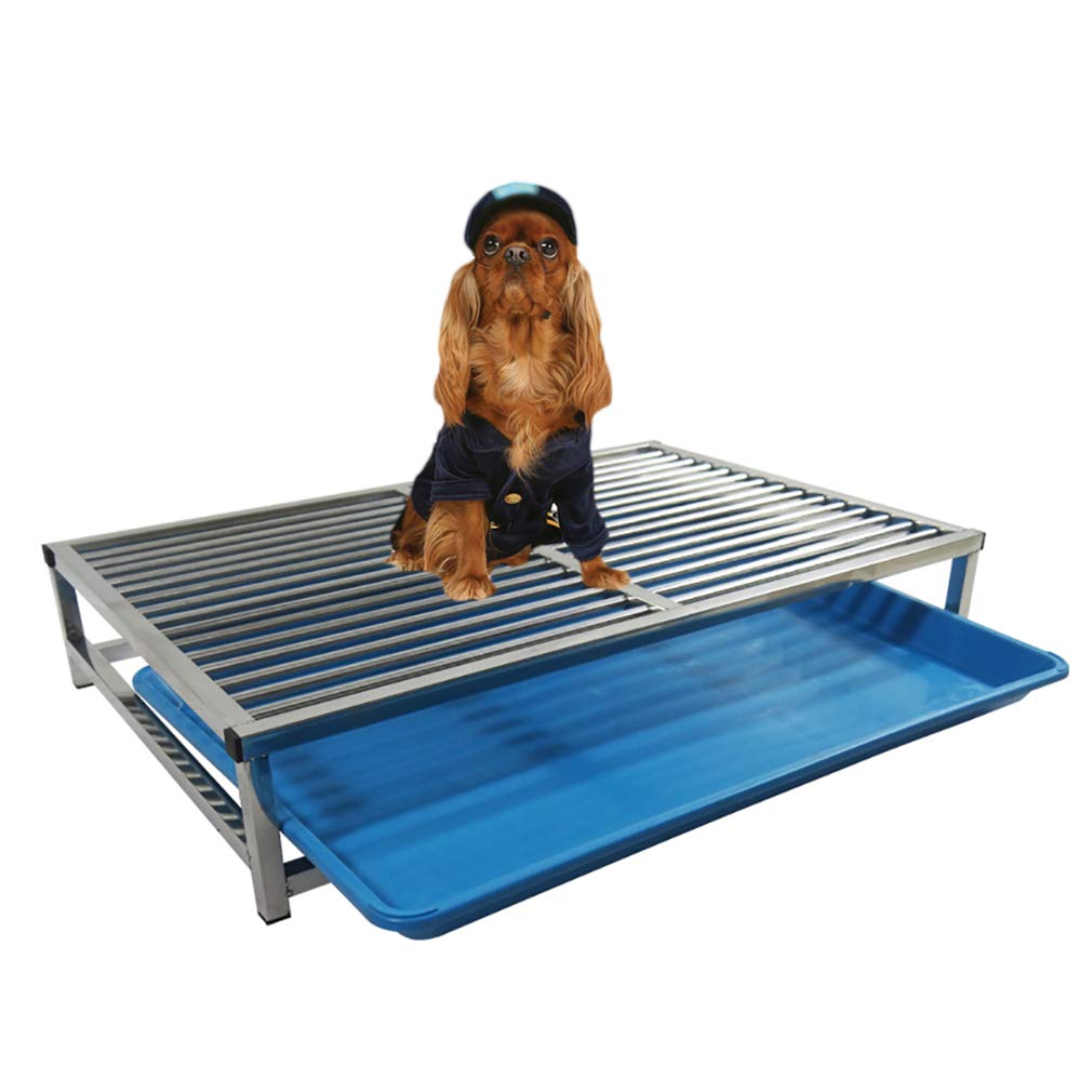 SYTH Pet Mesh Potty Dog Toilet with Tray - Indoor Puppy Training Pads for Small & Large Dogs - Leak-Proof Floor Protection for Housebreaking & Litter Training - Perfect for Apartments, Homes & Travel Use