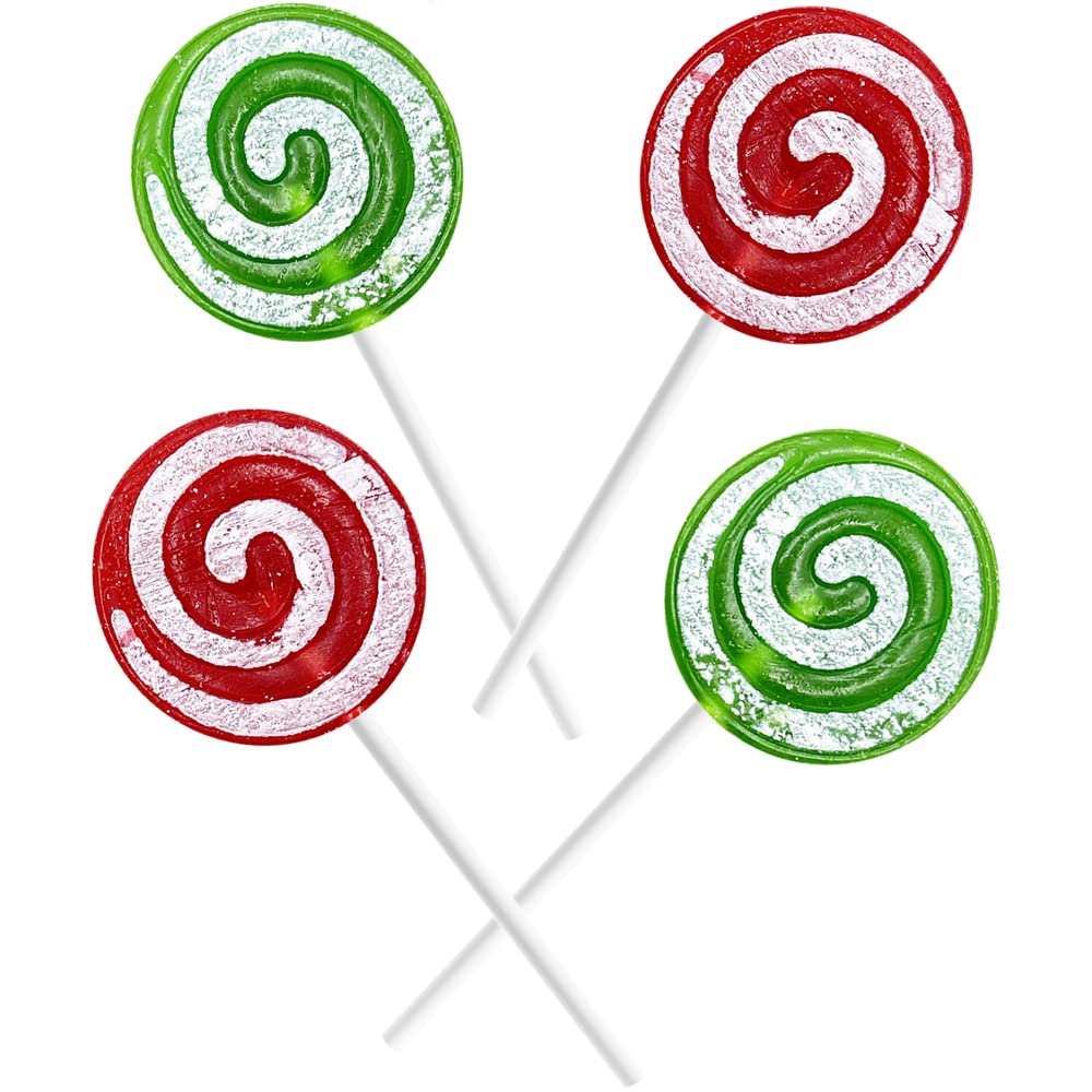 Fruidles Christmas Lollipop Assortment - Santa, Tree, Swirl & Candy Canes (5lb Bulk) | Mixed Fruit Flavors | Individually Wrapped | Perfect for Holiday Parties, Stocking Stuffers & Gift Baskets