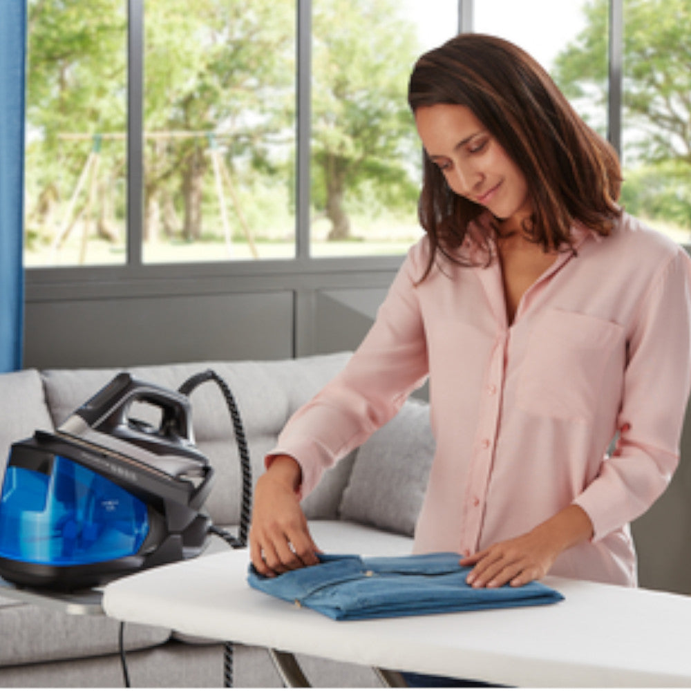 Rowenta VR8324 Compact Steam Station - Blemished Packaging with Full Warranty - Perfect for Home Ironing & Professional Garment Care