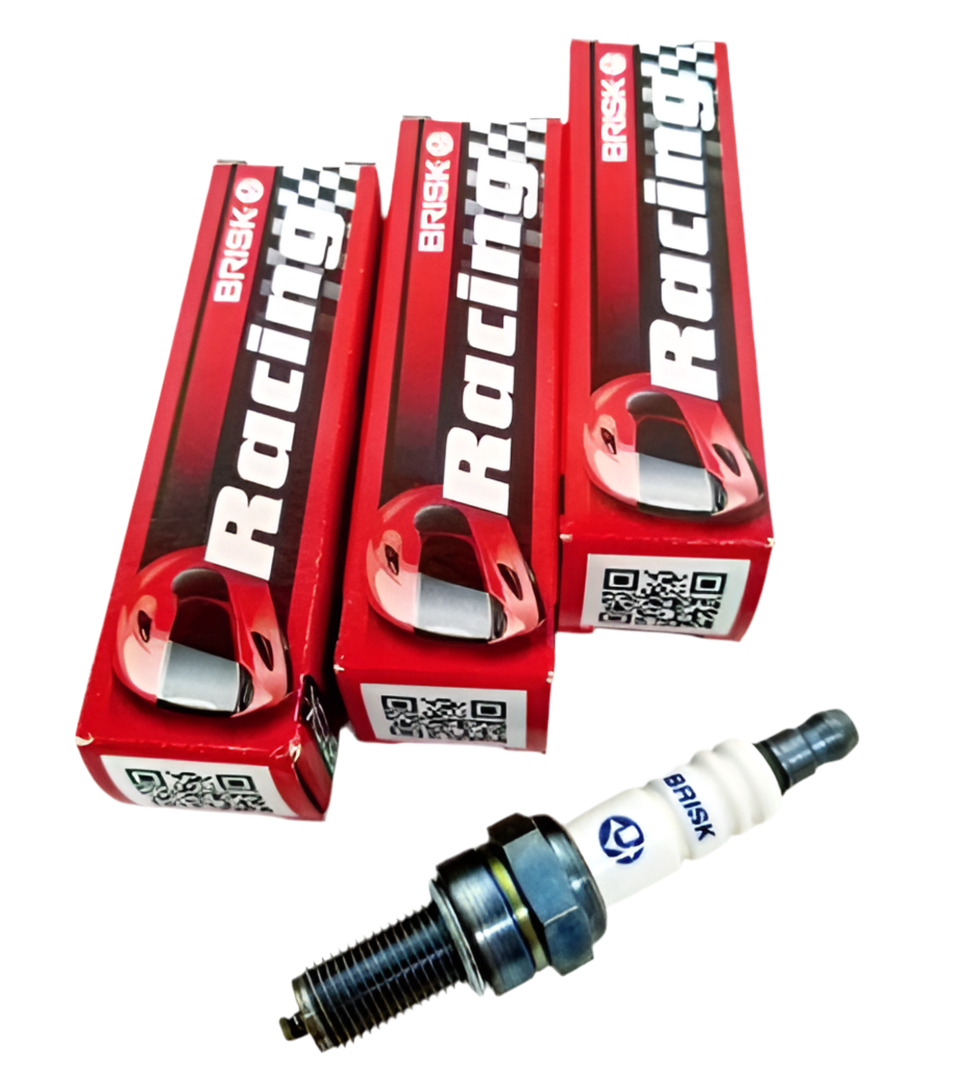 High-Performance Brisk Racing Spark Plugs for Polaris RZR XP, XPT & Turbo S - Upgrade Your UTV's Engine Power & Fuel Efficiency for Off-Road Adventures