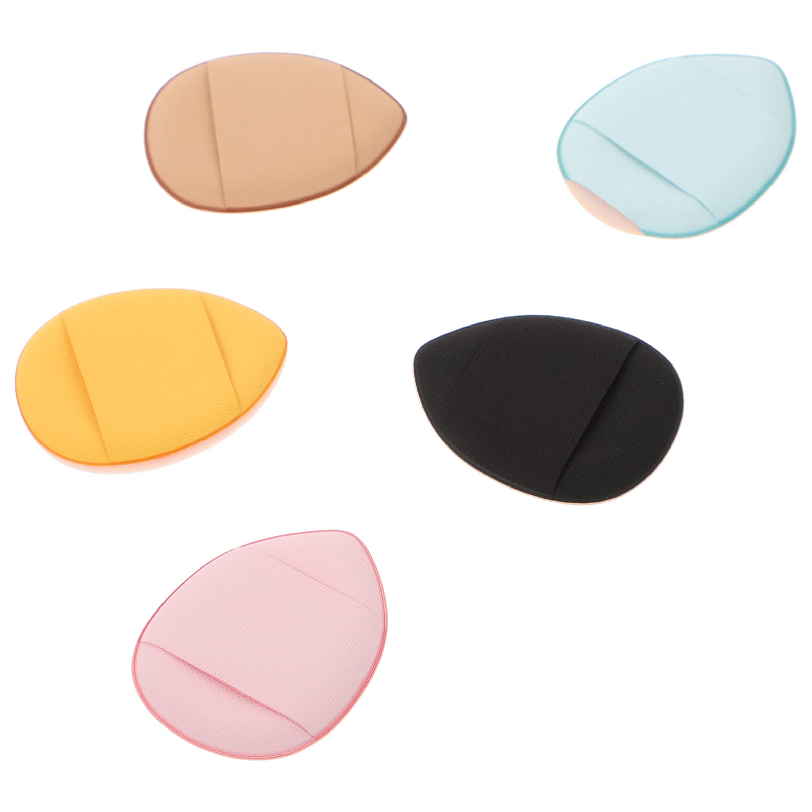 FRCOLOR 2 Sets 5pcs Makeup Sponges - Egg & Wedge Shape Blending Sponge for Foundation, Concealer & Powder | Hydrophilic Polyurethane Beauty Sponge Puffs | Perfect for Daily Makeup, Travel & Professional Use