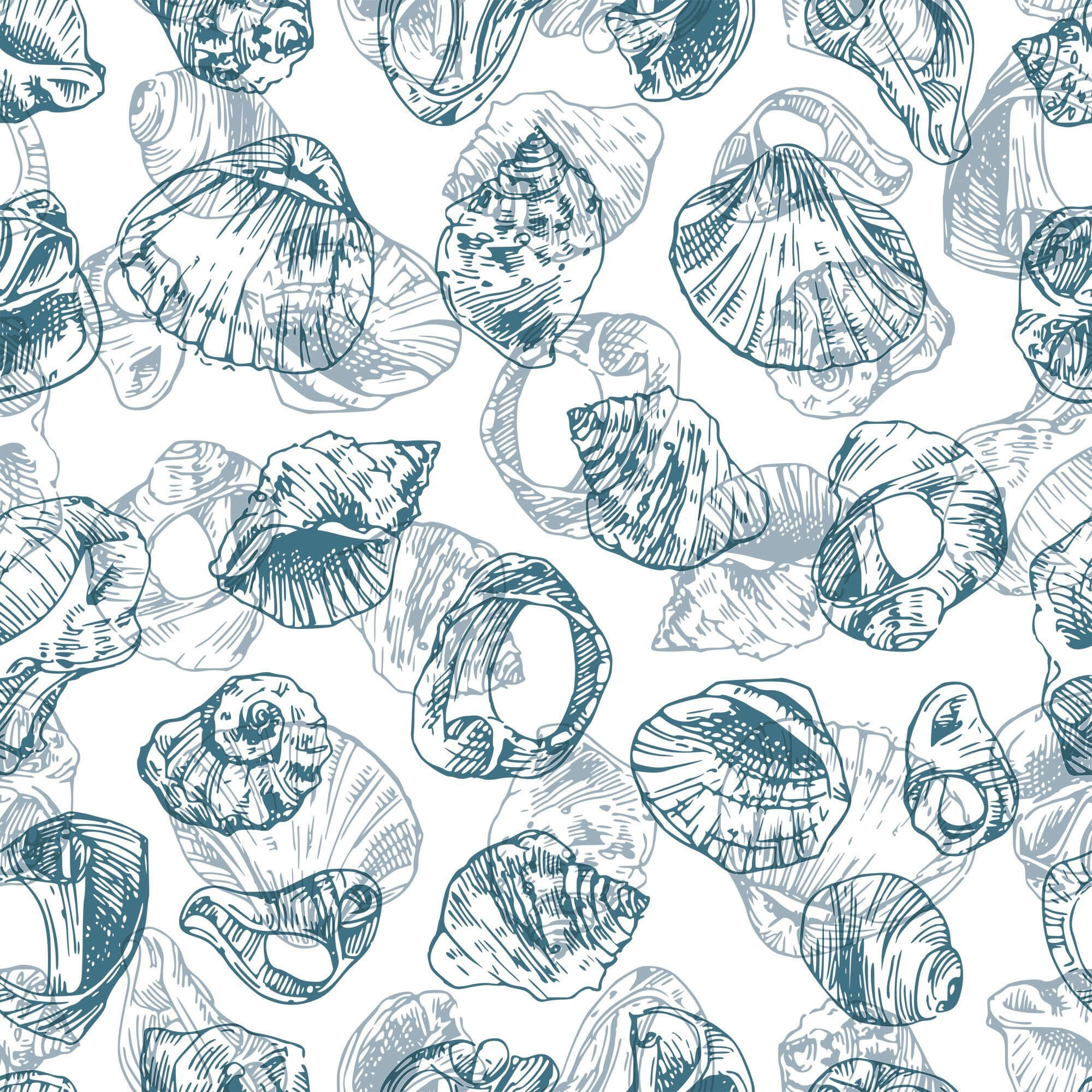 Nautical Themed White Illustration Peel and Stick Removable Wallpaper - Perfect for Coastal Home Decor, Nursery, or Office Accent Wall