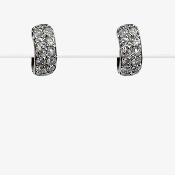 14K White Gold Diamond Stud Earrings for Women - Elegant & Timeless Jewelry Gift for Weddings, Anniversaries & Special Occasions