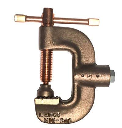 Mig-600-50 Heavy Duty Copper Ground Clamp for Welding, Electrical Work & DIY Projects - Perfect for Automotive, Construction & Home Improvement