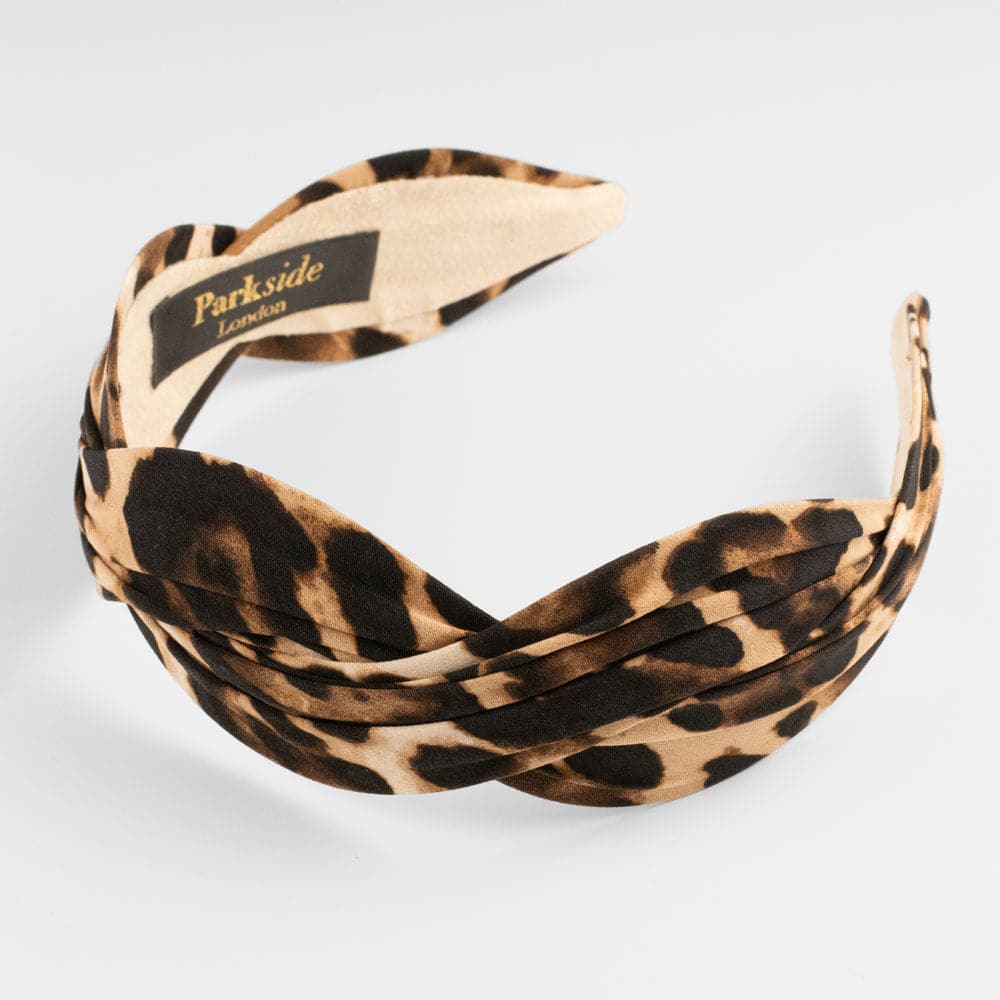 Leopard Print Wavy Headband for Women - Fashion Hair Accessories for Parties, Weddings & Everyday Style