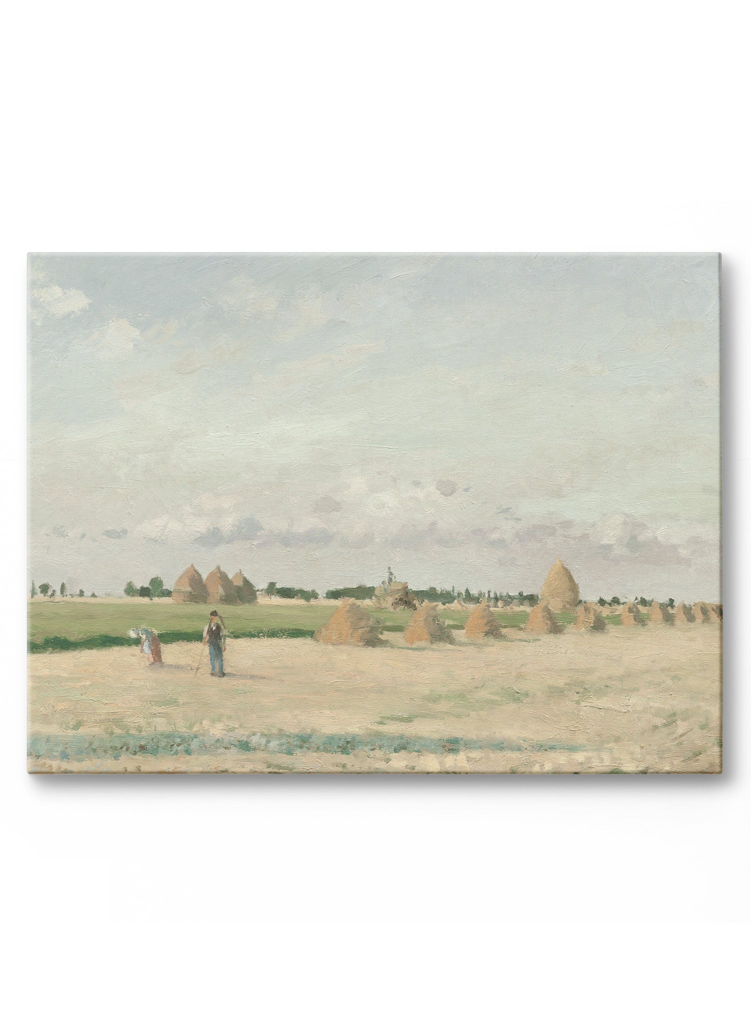 Landscape Ile de France Canvas Wall Art - Stunning French Countryside Painting for Home & Office Decor