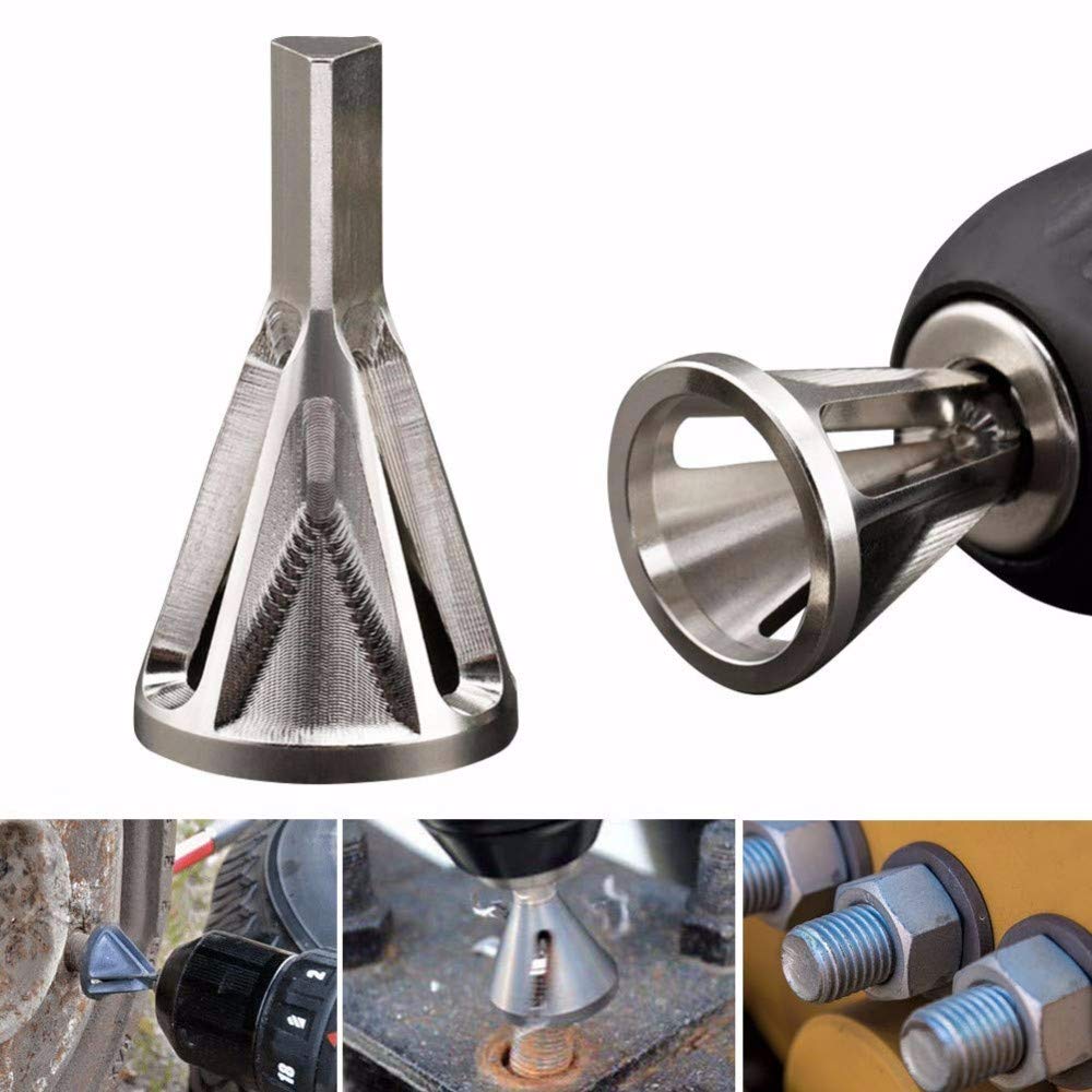 Stainless Steel Chamfer Tool for 8-32 Bolts - Professional Deburring Tool for Stainless Steel Fasteners - Perfect for Metalworking, Automotive Repair & DIY Projects