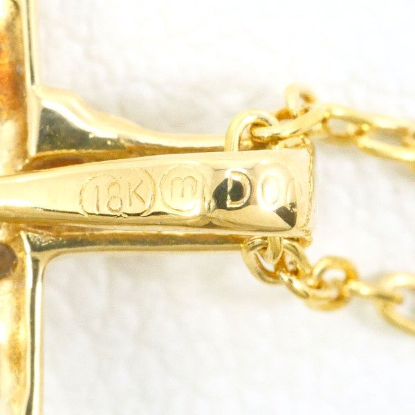 18K Yellow Gold Diamond Necklace for Women - Elegant Pendant Jewelry Gift for Anniversary, Valentine's Day & Special Occasions
