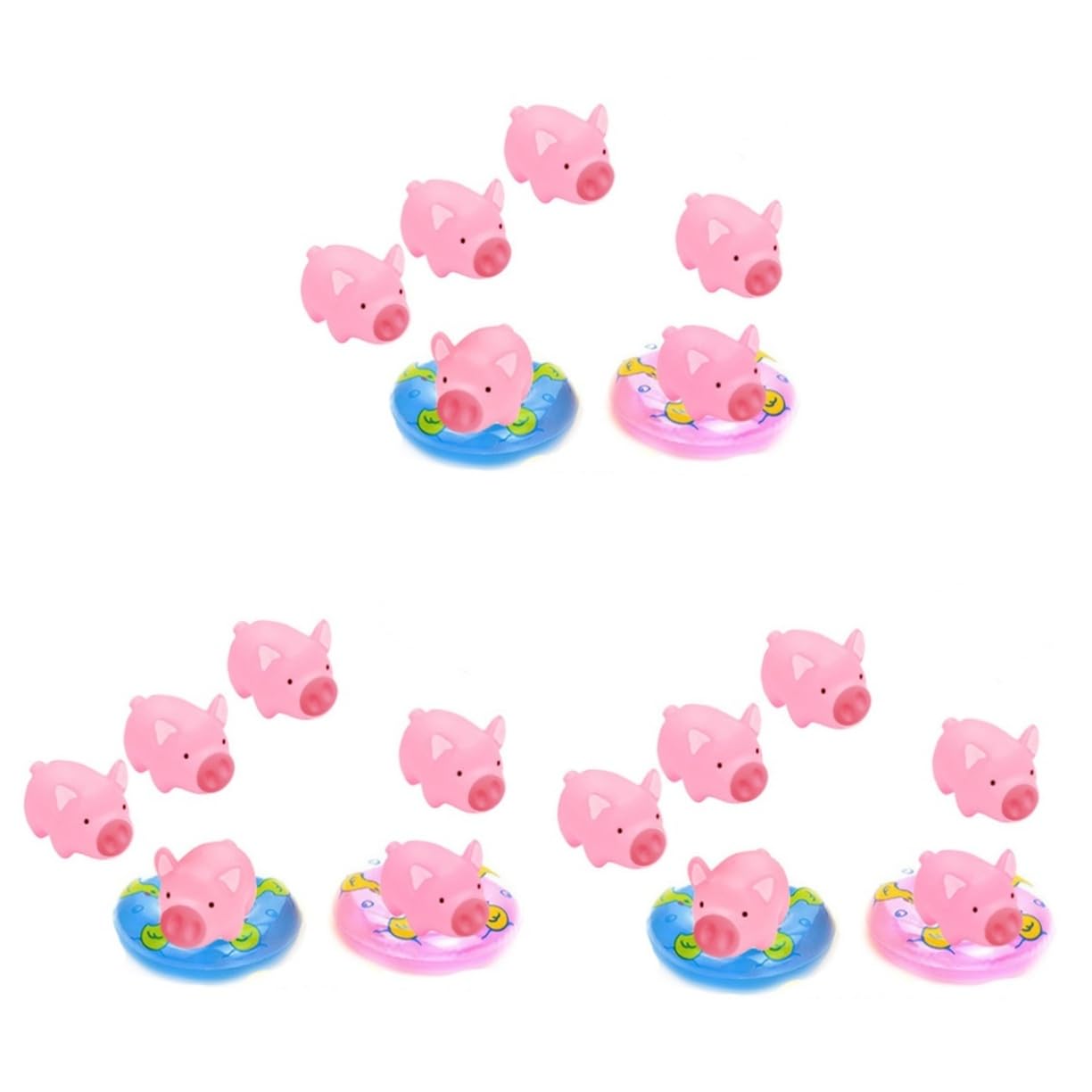 UPKOCH 3-Piece Fun Bath Toys Set for Toddlers - Cute Floating Animal Bathtub Toys for Baby Bath Time, Sensory Play & Learning (Duck, Turtle, Whale) - Perfect for Kids Bathroom, Pool & Water Play