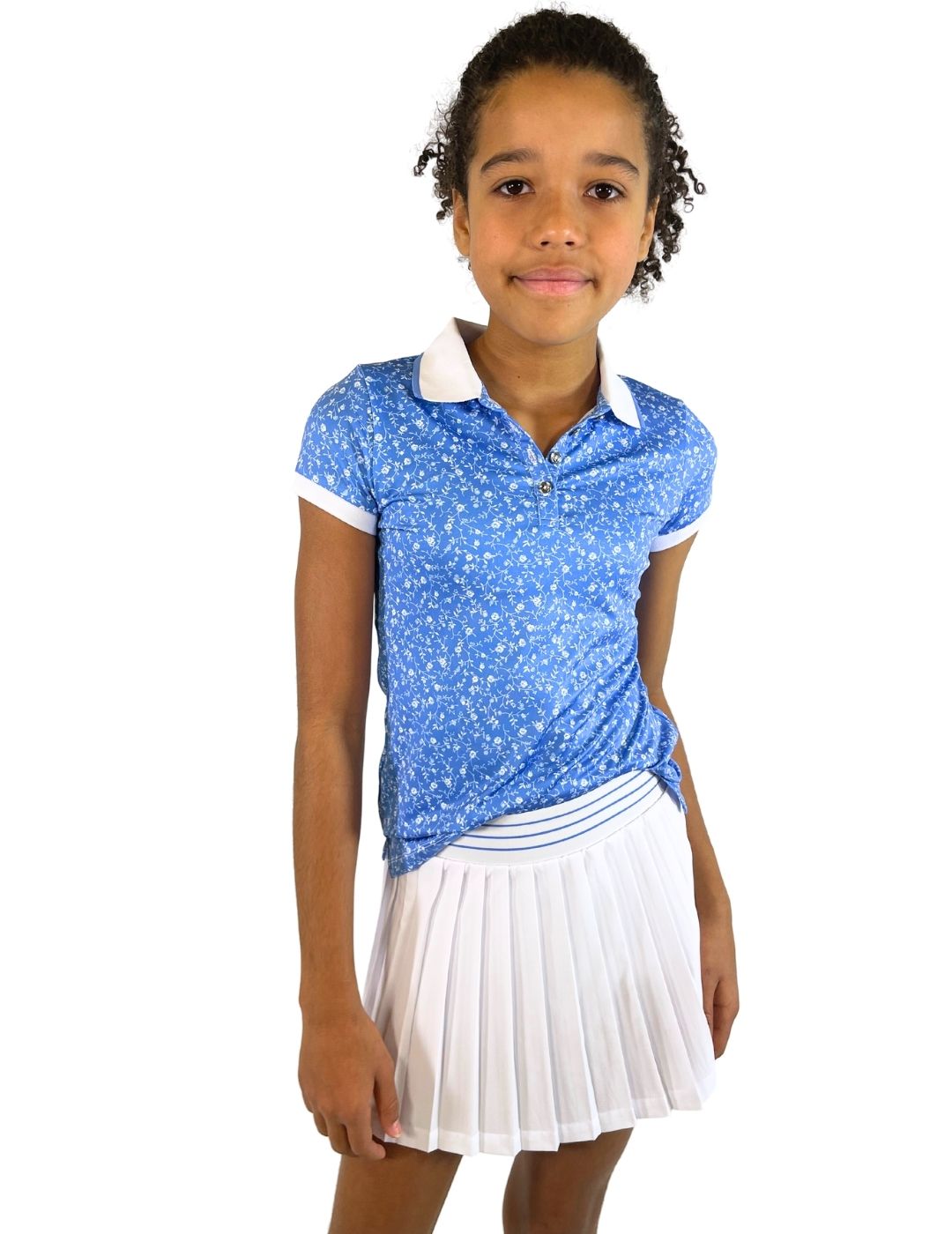 Maia Youth Girls' Polo Shirt - Soft Cotton Short Sleeve Collared Top for School, Sports & Casual Wear | Perfect for Uniforms, Tennis & Everyday Outfits