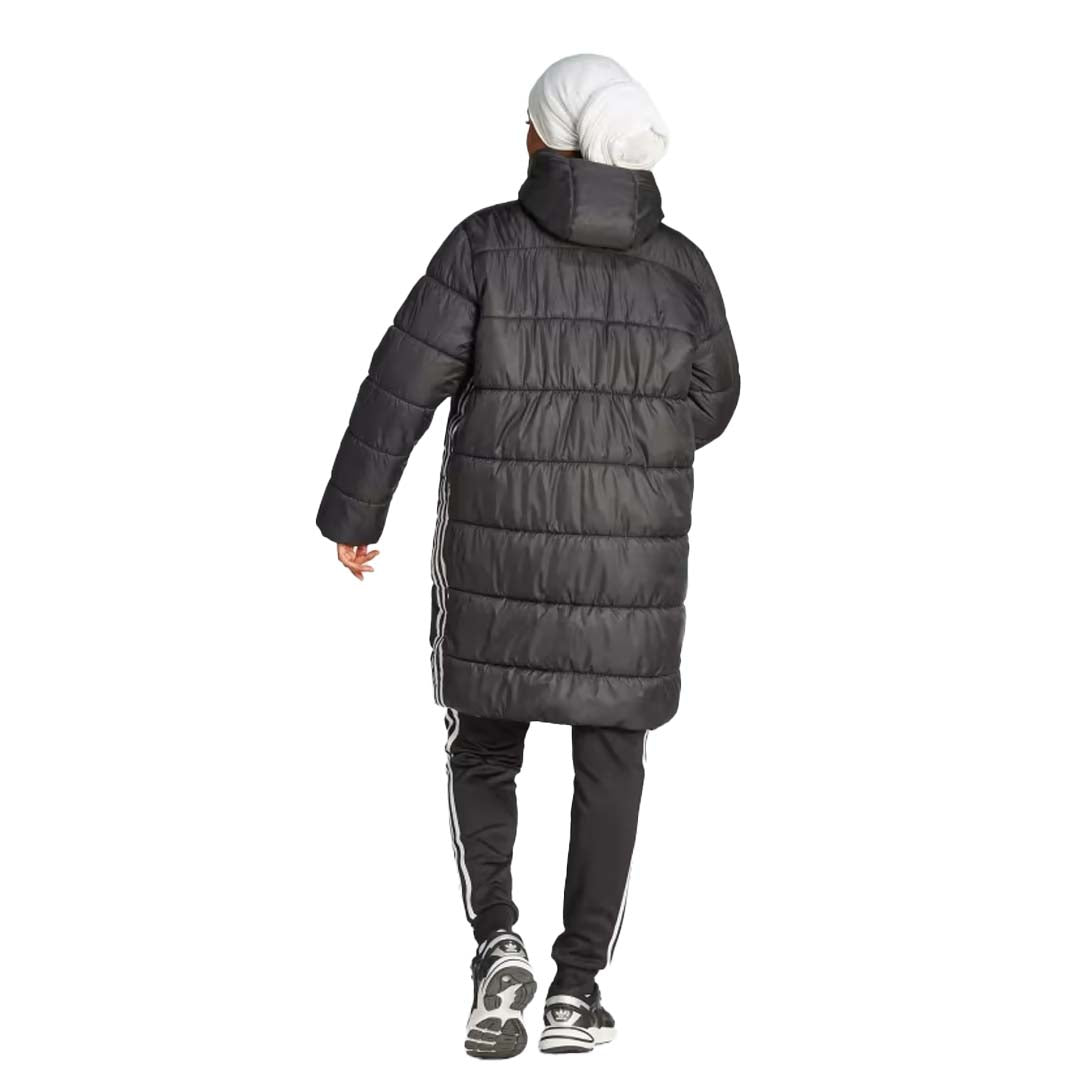 Adidas Women's Adicolor Long Jacket (II8456) - Lightweight Water-Resistant Windbreaker for Running, Hiking & Outdoor Activities