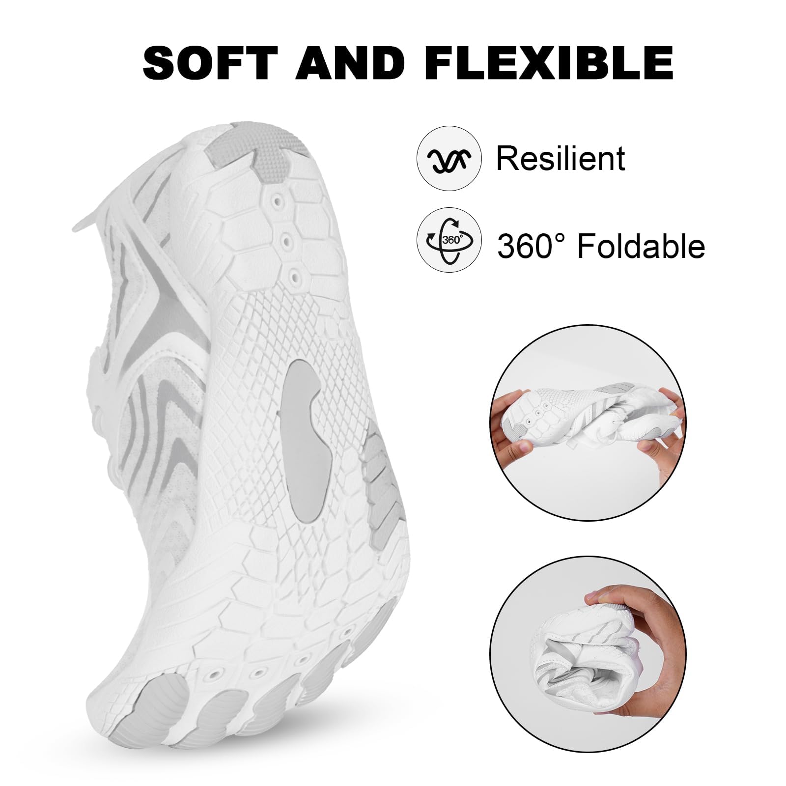 Barefoot Shoes for Women & Men - Wide Toe Box Hiking & Trail Running Shoes | Non-Slip, Breathable Design for Beach, Pool, Swim, Surf & Walking | Healthy Footwear for Outdoor Activities
