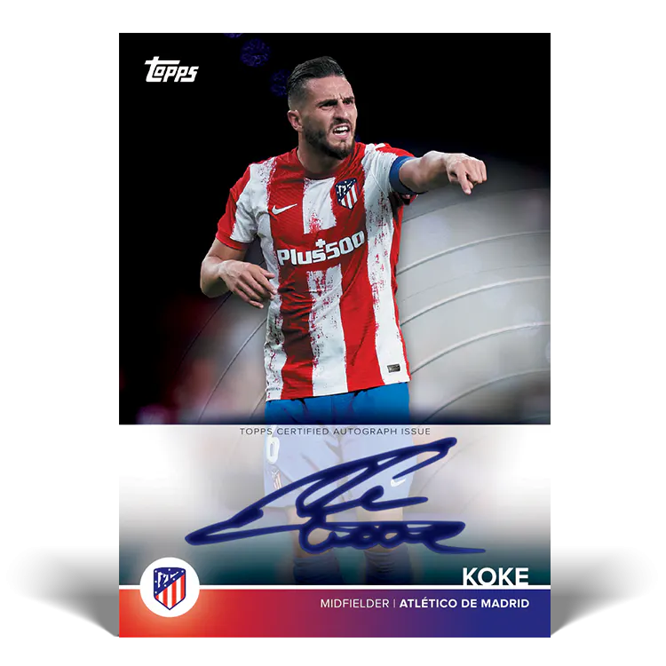 Official Topps Atlético de Madrid 2021-22 Team Set Soccer Trading Cards - Perfect for Collectors, Fans & Fantasy Sports Enthusiasts