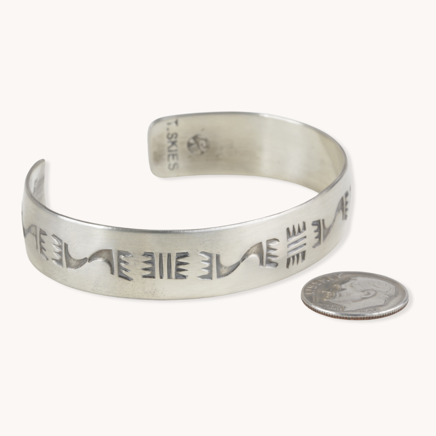 Stamp Dancer: Bear's Journey Cuff Bracelet - Handmade Adjustable Boho Jewelry for Women - Perfect for Festival, Gift & Everyday Wear
