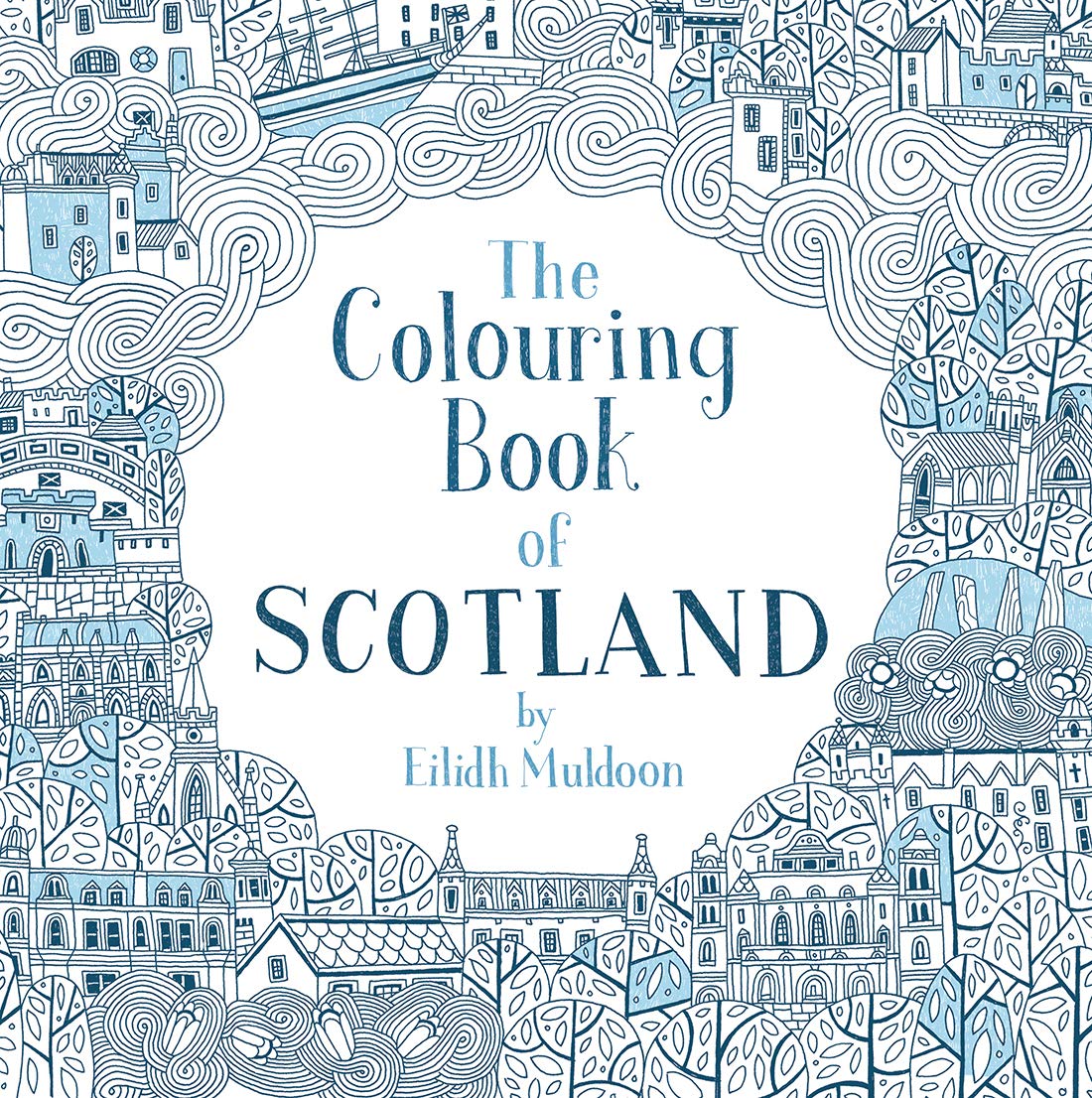 Scotland Coloring Book for Adults - Relaxing & Stress Relief with Beautiful Scottish Landscapes & Scenes | Perfect for Travel Lovers & Art Therapy