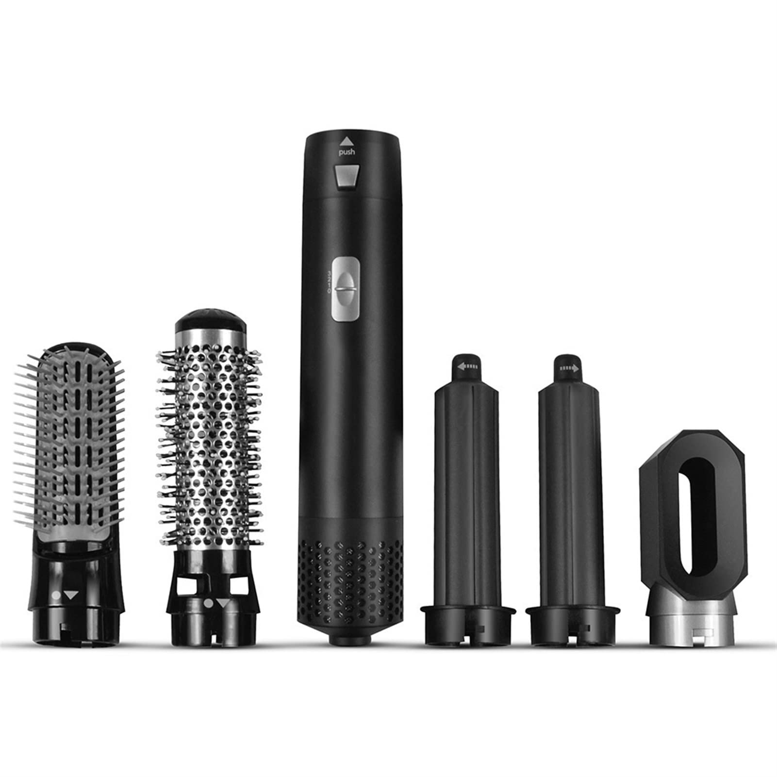 5-in-1 Electric Hair Styling Brush - Blow Dryer, Curler, Straightener & Comb for Salon-Quality Styling at Home | Perfect for Daily Hair Care, Travel & Professional Salon Use